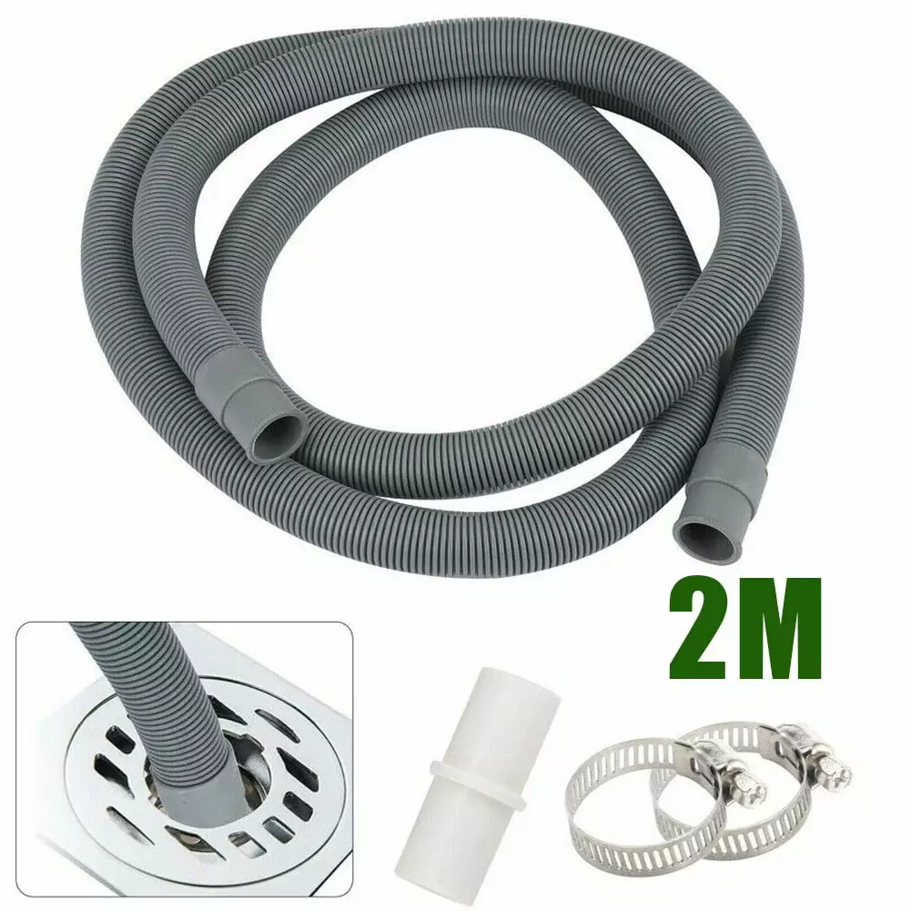 BCLONG 1/1.5/2M Universal Washing Machine Dishwasher Drain Waste Hose Extension Pipe