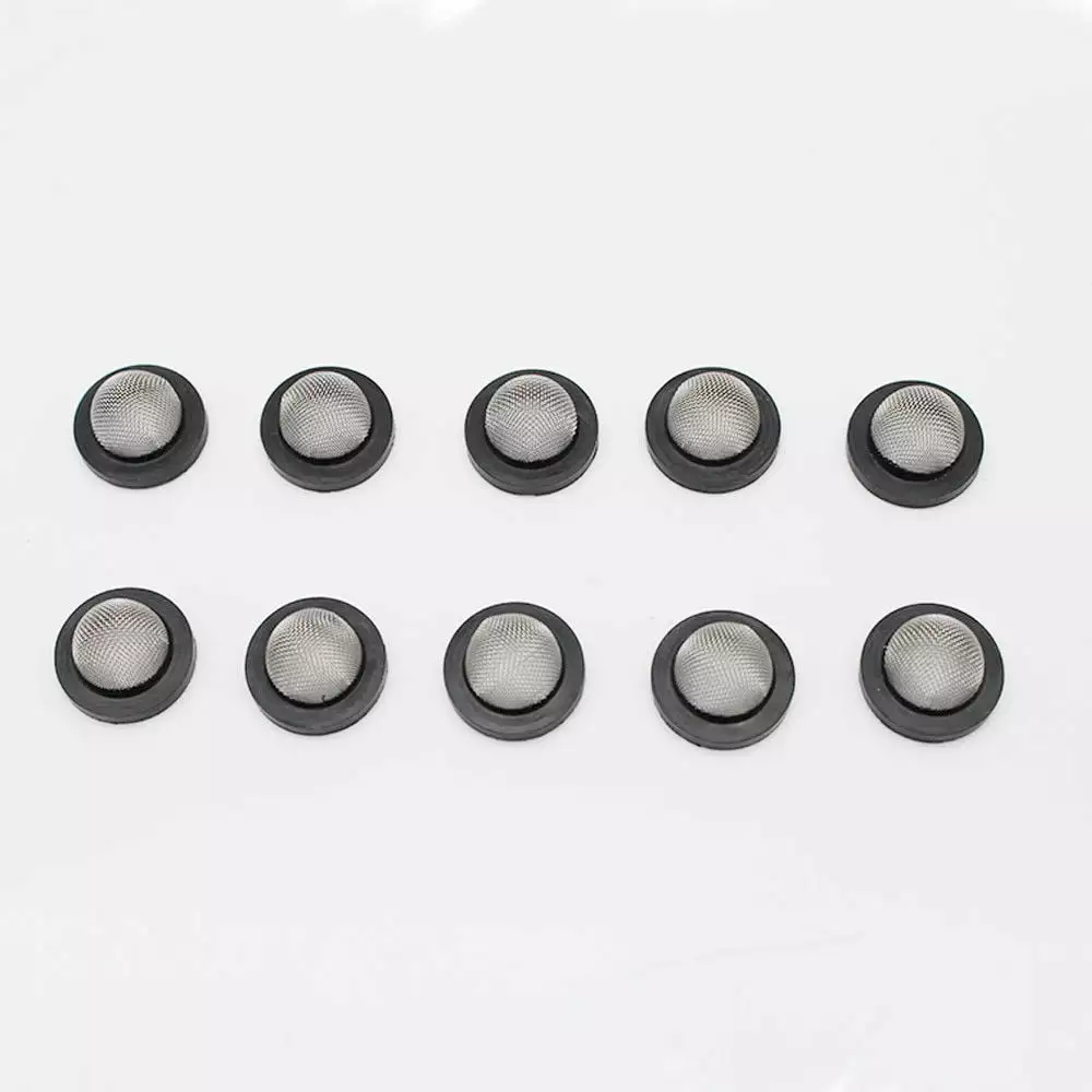 Garden Shower Hose Silicone Rubber Washers Filter Mesh Replacement 10pcs