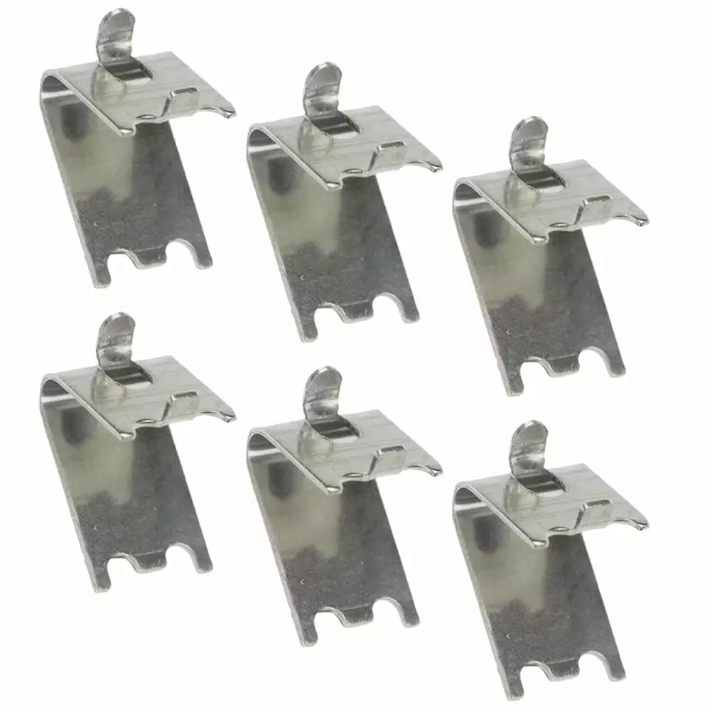 6 Pcs Freezer Shelf Hook Fridge Stainless Steel Shelf Clip Refrigerator Support Clamp Tool