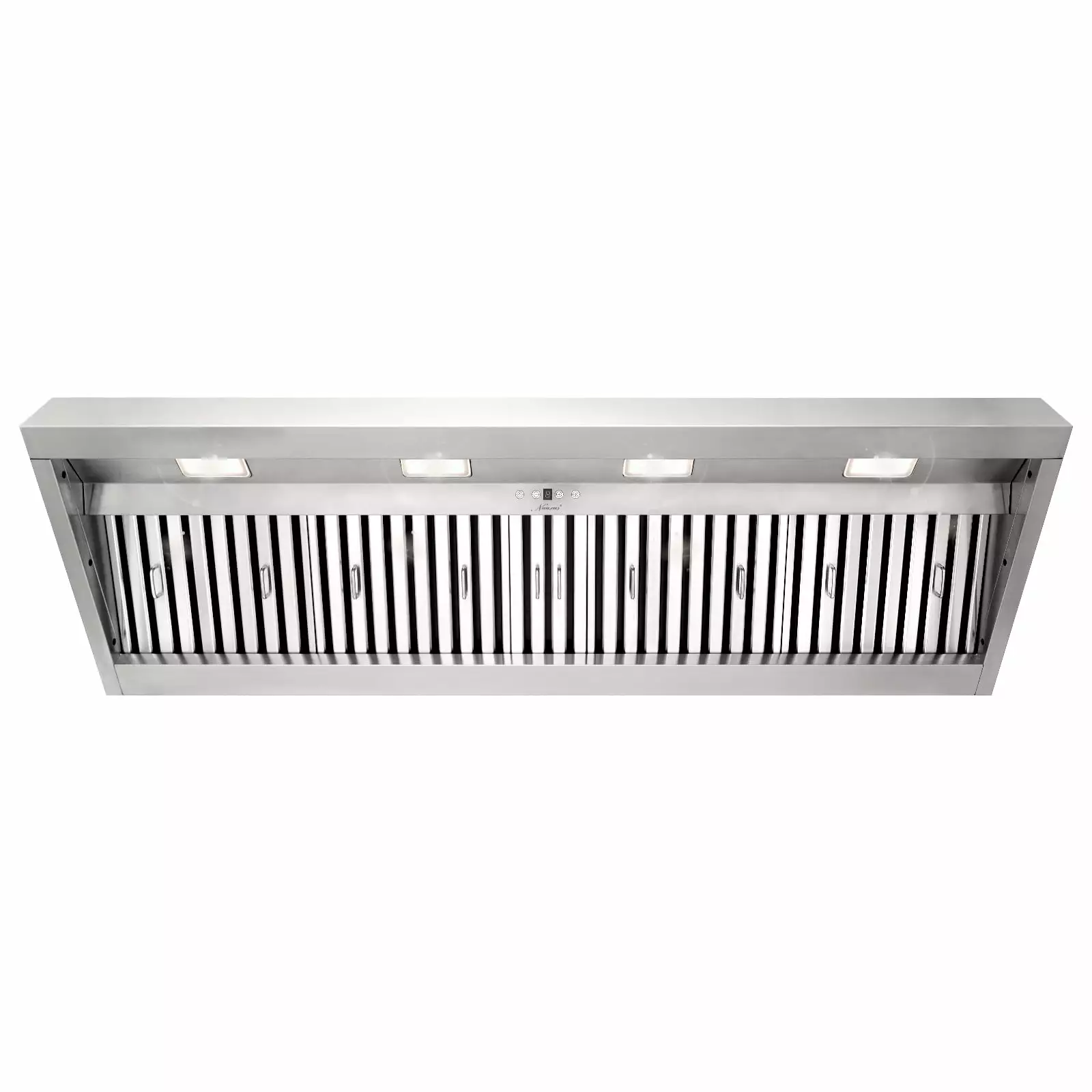 60 Inch Range Hood Insert. Ultra Quiet Stainless Steel 8 Ducted Insert/Built-in Kitchen Vent Hood with 1200 CFM Powerful Suction. Dimmable LED Lights and Dishwasher Safe Filters. 4 Speed-Warm White