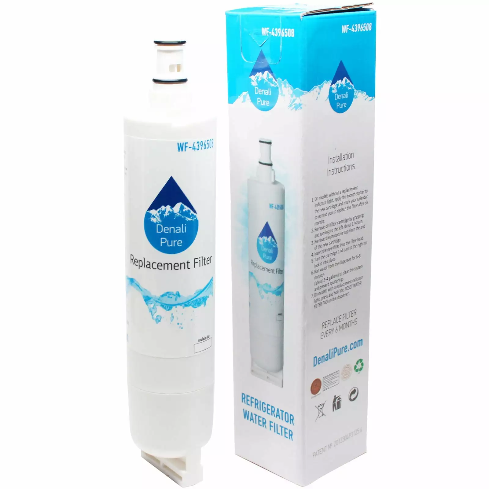 Replacement Sears / Kenmore 10655634501 Refrigerator Water Filter - Compatible Sears / Kenmore 46-9010. 46-9902. 46-9908 Fridge Water Filter Cartridge - Denali Pure Brand