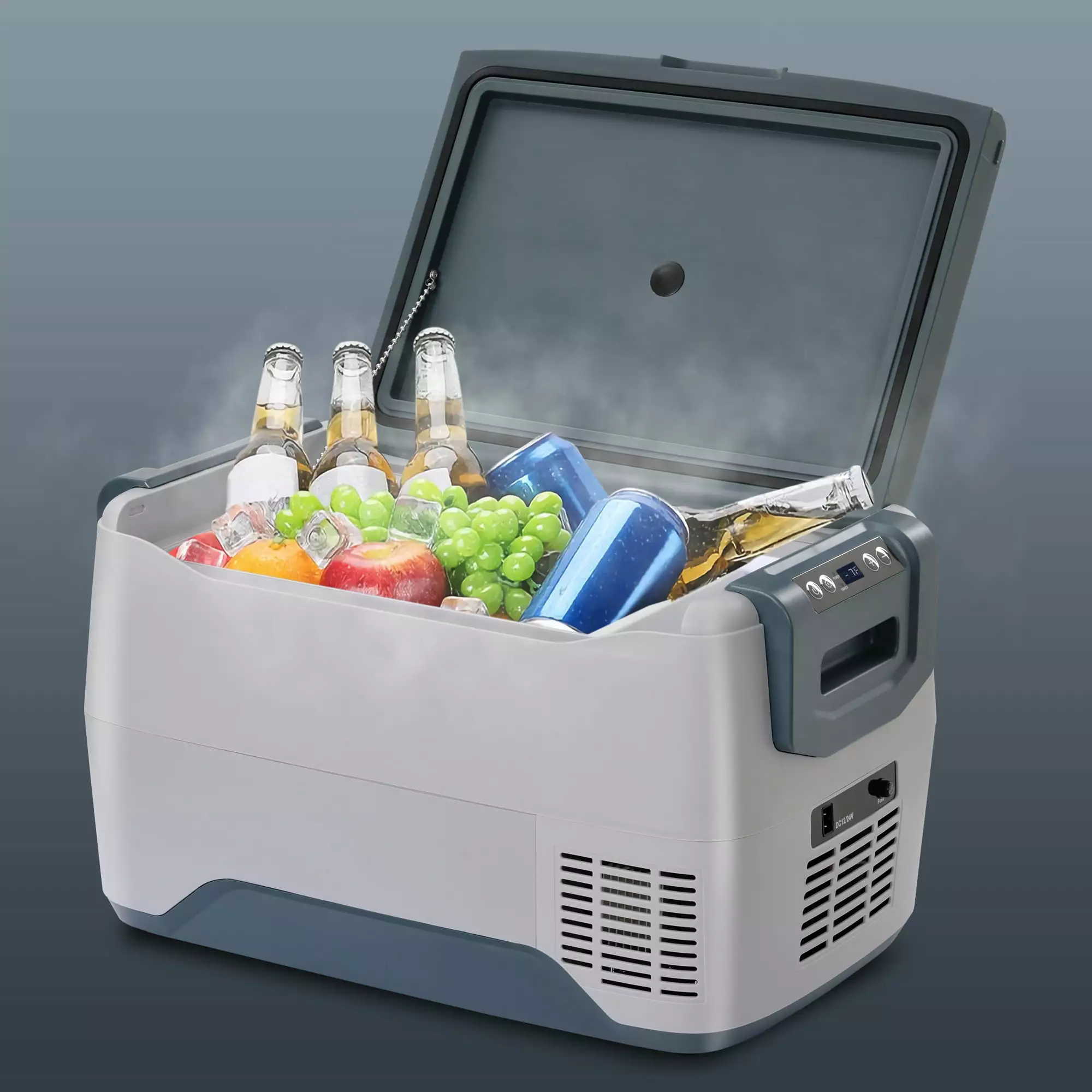 Car Refrigerator. Car Fridge. Mini Refrigerator. Small Refrigerator. Portable Freezer Cooler with 12/24V DC. Volt Fridge Freezer for Home and Car Use. Car Cooler