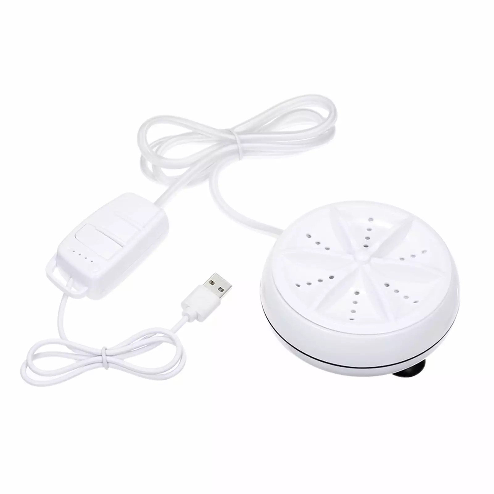 Adjustable 3-in-1 Portable Rotating Washer Machine with USB Cable - Ideal for Home. Travel. and Business Trips (A)