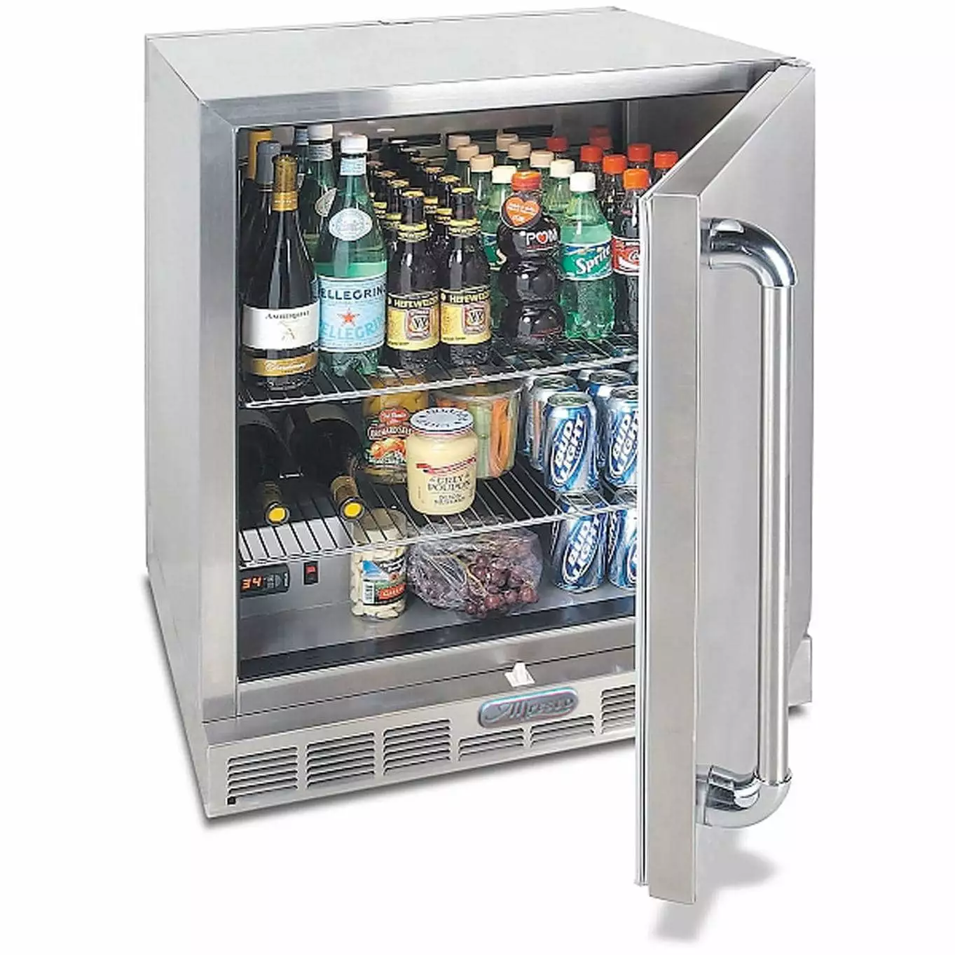 Alfresco 28-Inch 7.2 Cu. Ft. Outdoor Rated Compact Refrigerator & Kegerator - URS-1XE