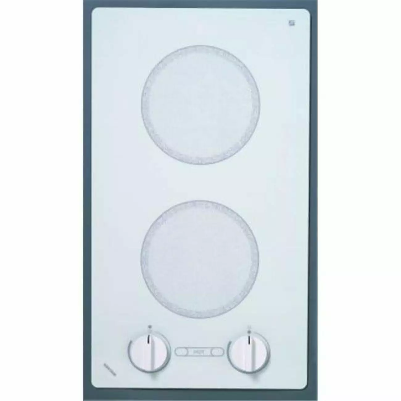 Alpine Series 2-burner Trimline Cooktop- white with analog control- two 6 .50 inch 120V UL