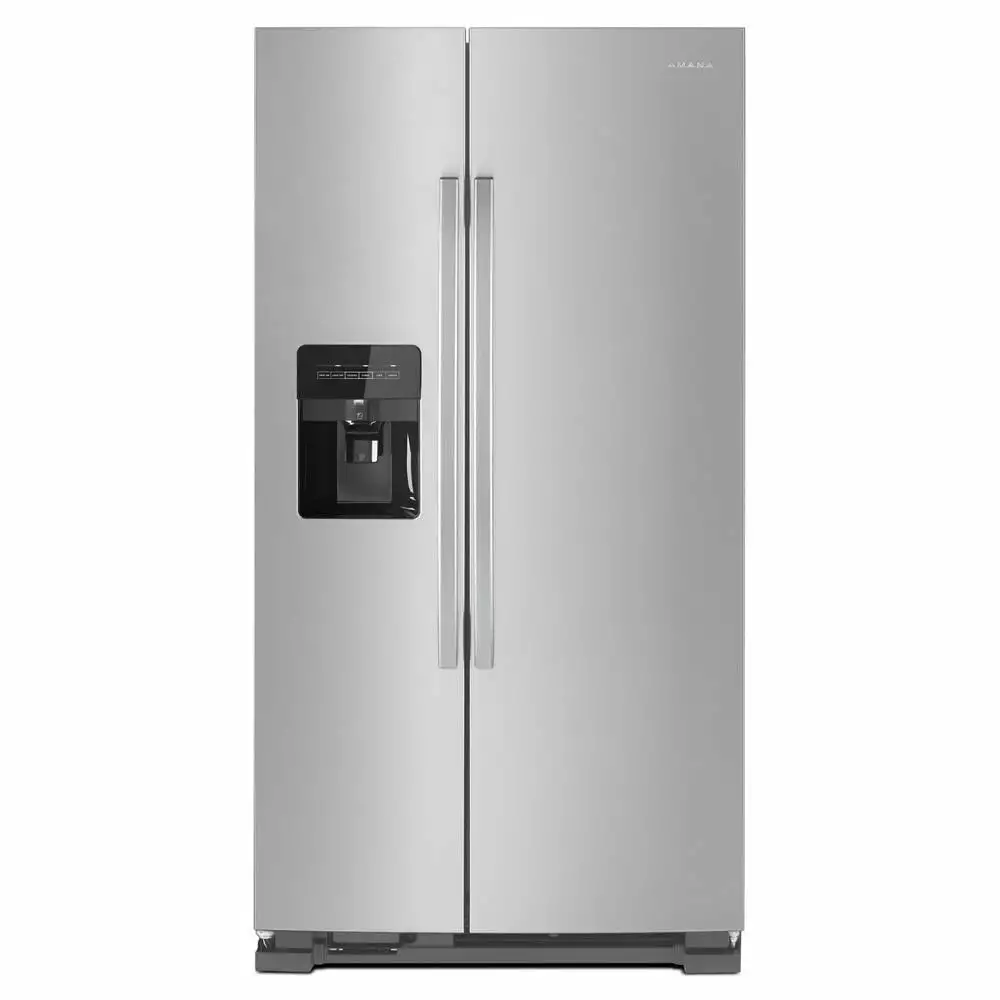 Amana? ASI2575GRS: 36-inch Side-by-Side Refrigerator with Dual Pad External Ice and Water Dispenser