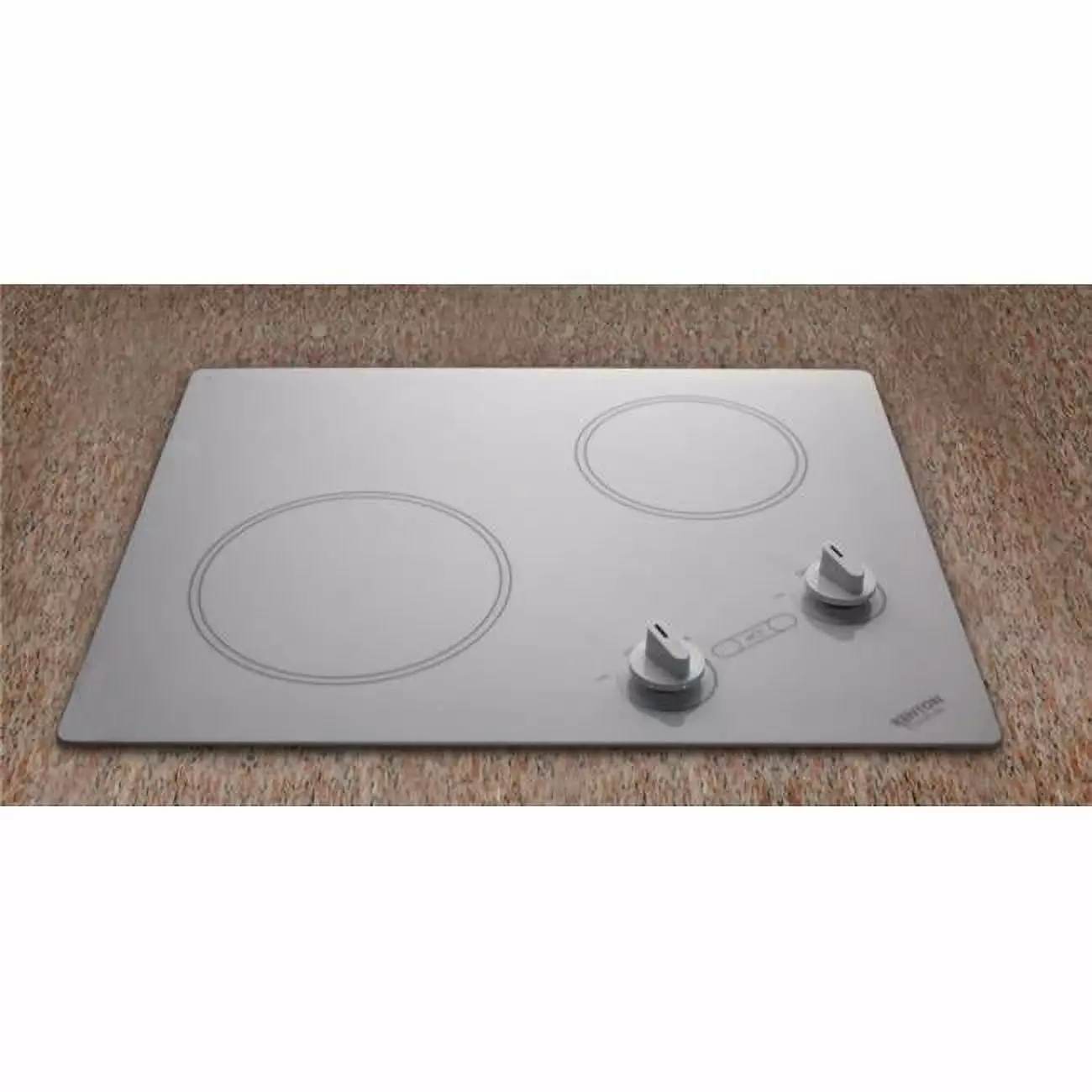 Antarctic Series 2-burner Cooktop- white with analog control- 6 .50 & 8 inch 120V UL