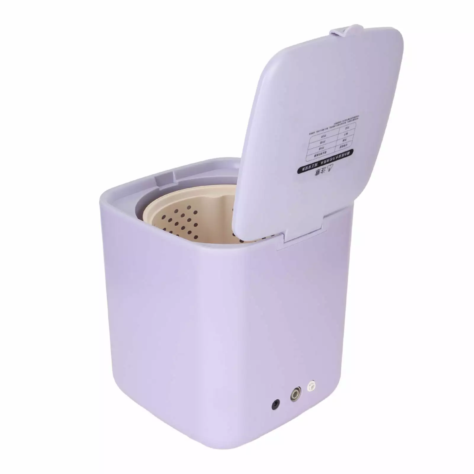 Automatic Small Washing Machine 7L Large Capacity Portable Washing Machine with Rotary Drying for Dormitory Family Apartment RV 100?240V Purple AU Plug