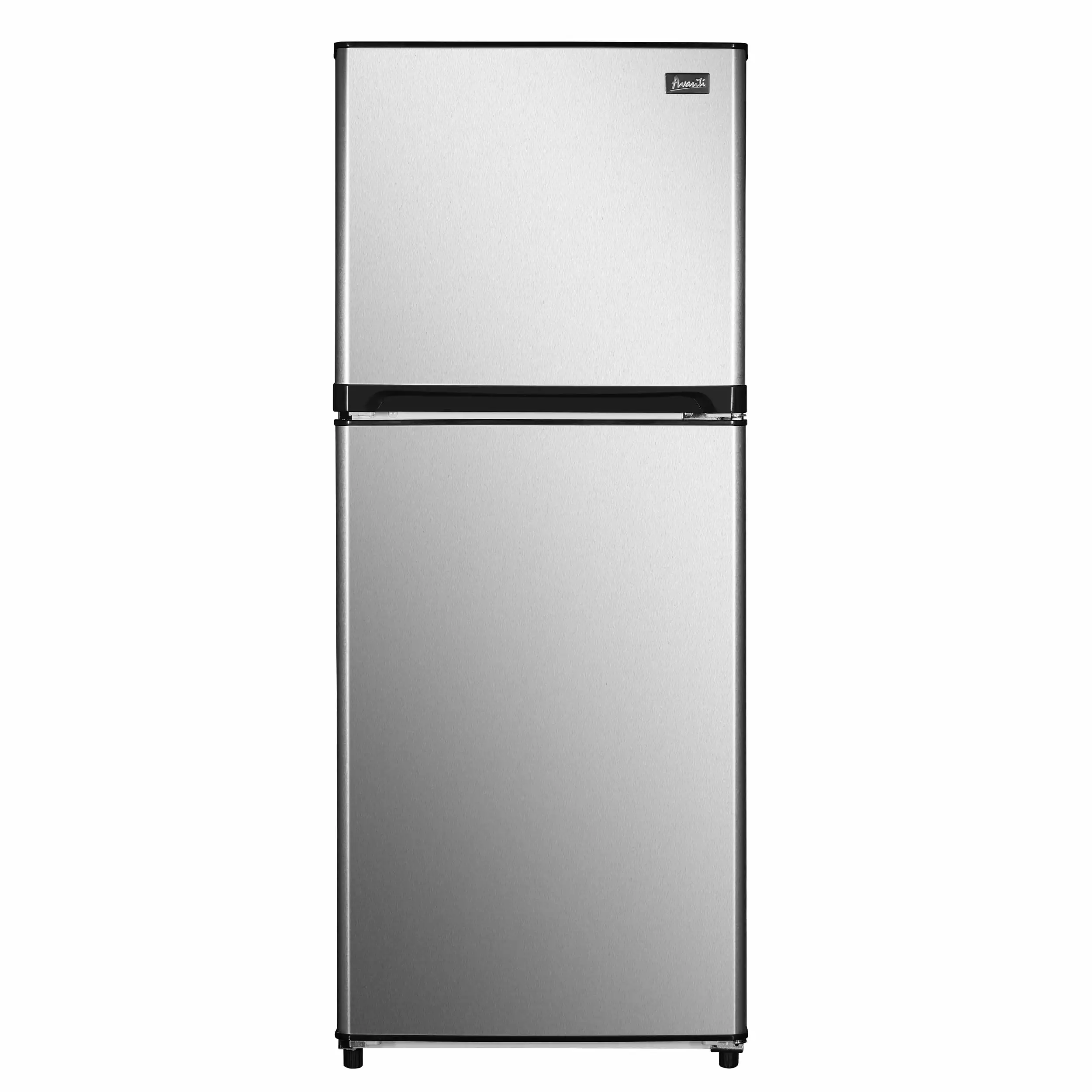 Avanti Products FF10B3S 120V Fridge/Top-Freezer with Glass Shelves