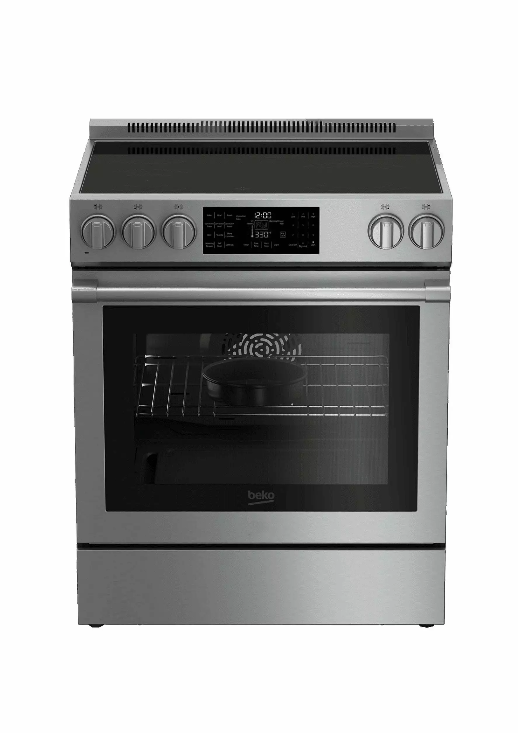 BEKO SLER30530SS SLIDE IN ELECTRIC RANGE Stainless Steel