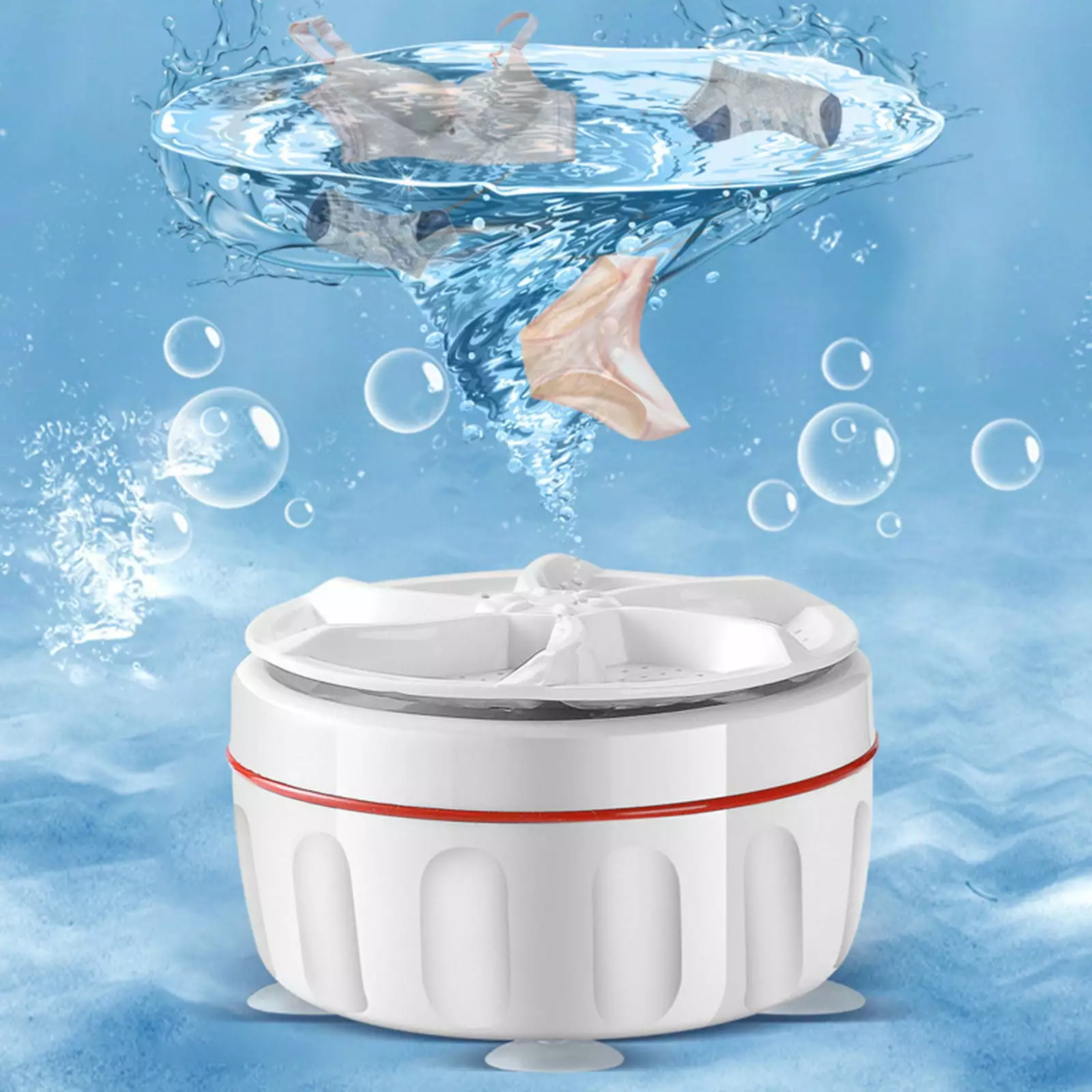 BINGTAOHU Portable Washing Machine.Mini Washing Machine.Mini Dishwashers Turbo With USB. Suitable For Home Business. Travel. College Room. RV. Apartment