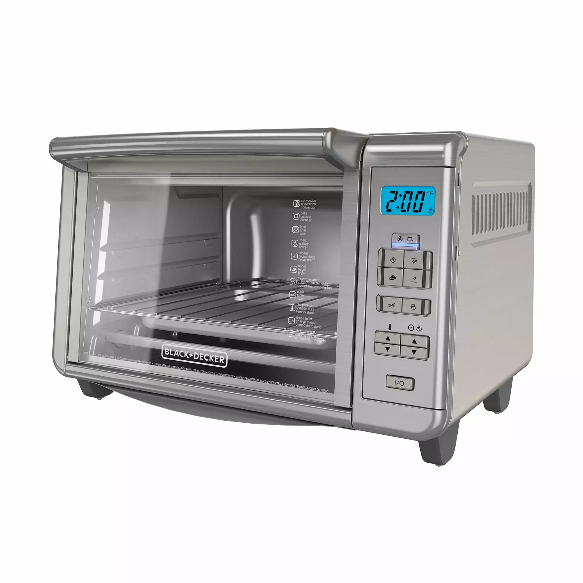 BLACK+DECKER 6-Slice Digital Convection Toaster Oven. Stainless Steel. TO3280SSD