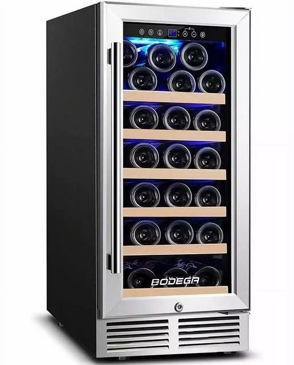 BODEGA 15 Inch Wine Cooler. 31 Bottlekeep Consistent Temperature Built-In Or Freestanding