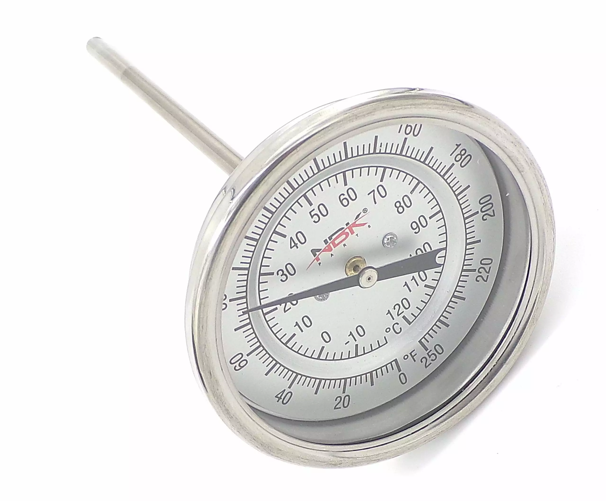 BTB3605D THERMOMETER 0-250F (20-120C) 3-IN DIAL 6-IN STEM - EXACT FIT FOR DWYER - REPLACEMENT PART BY NBK