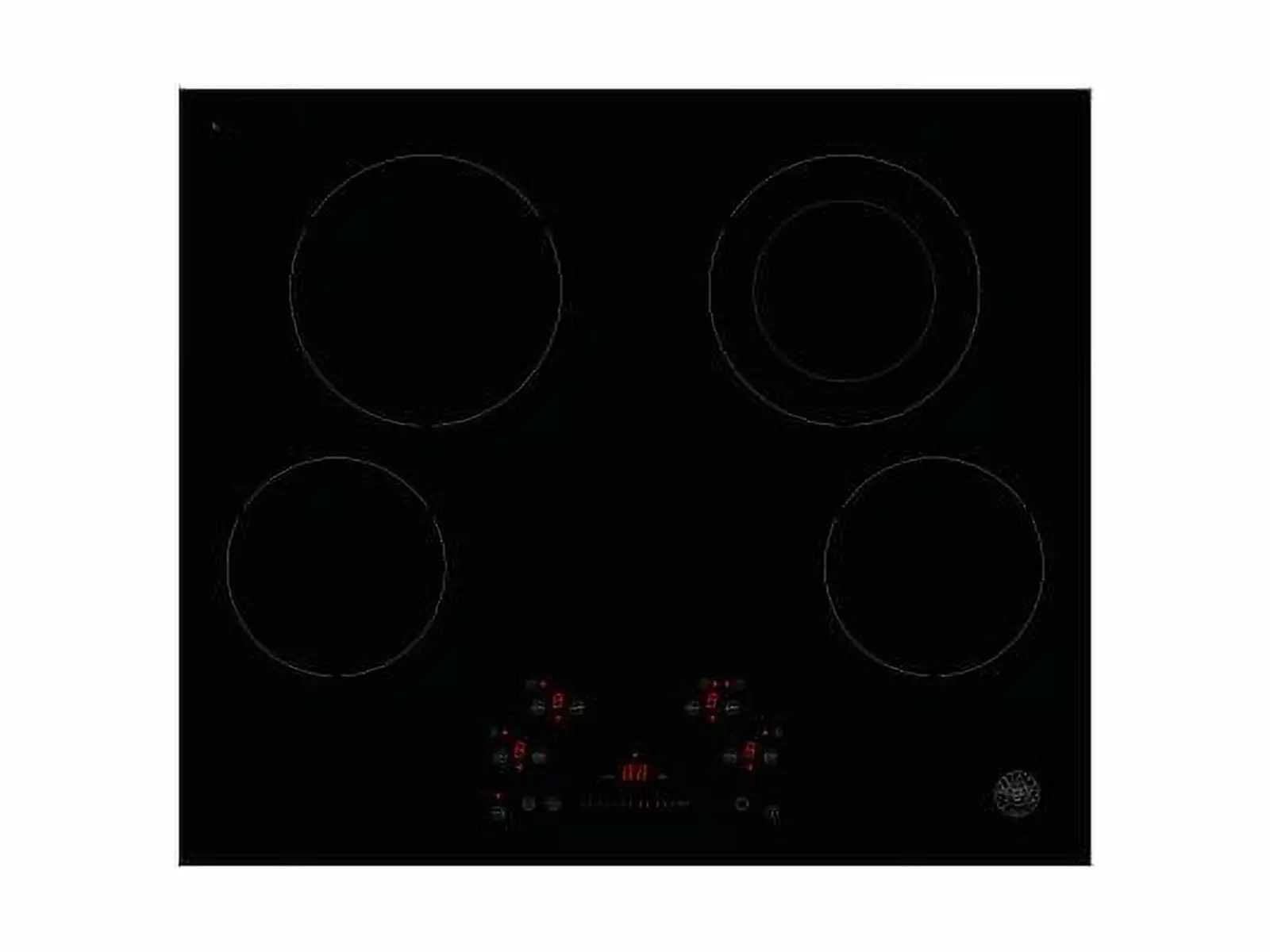 Bertazzoni Pe244cer Neutral 24 Wide 4 Burner Electric Cooktop - Black