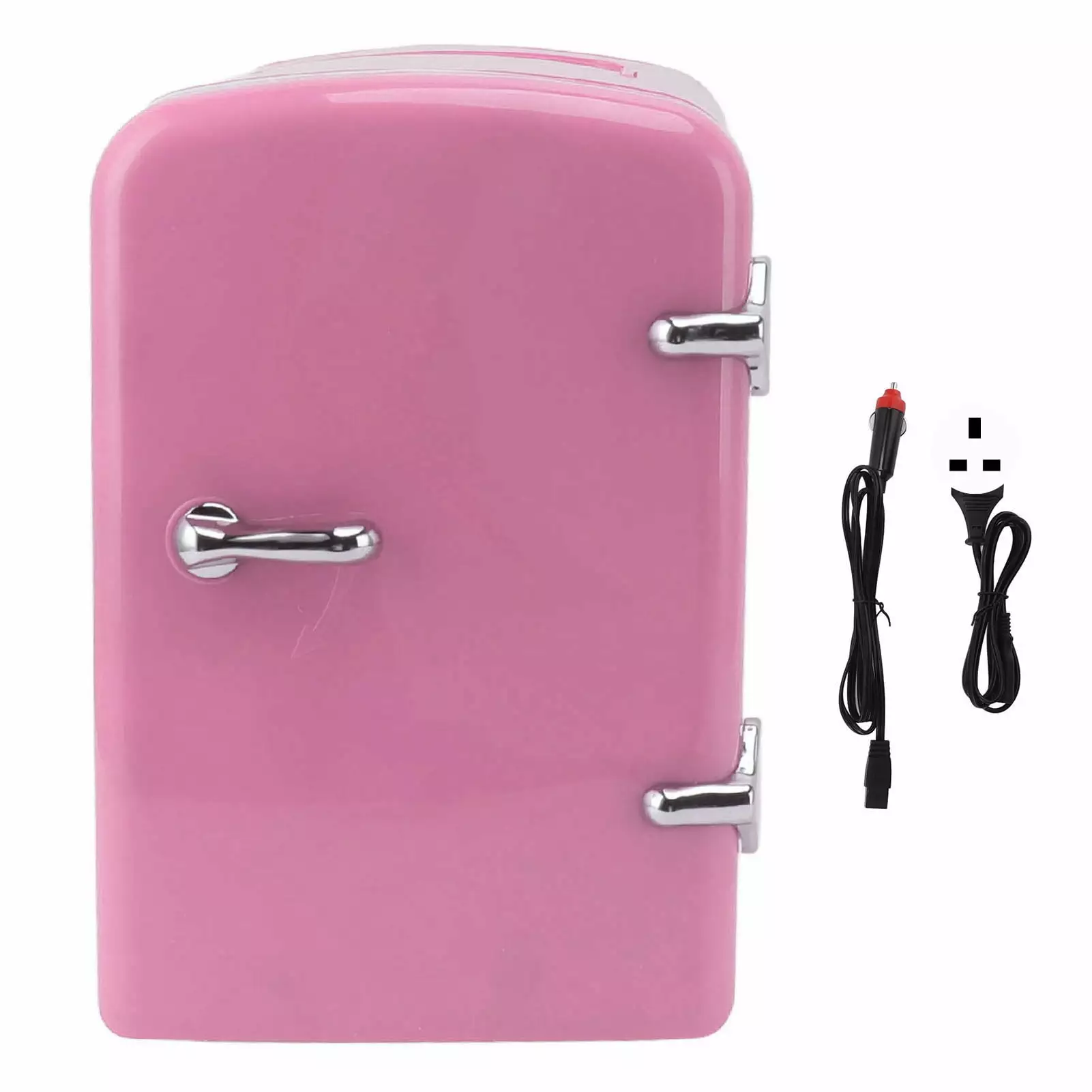 Big sale Mini Fridge 4L Portable Cooler Warmer Personal Refrigerator Includes DC12V Car Plug for Skin Care Beverage AC100?240V Pink UK Plug