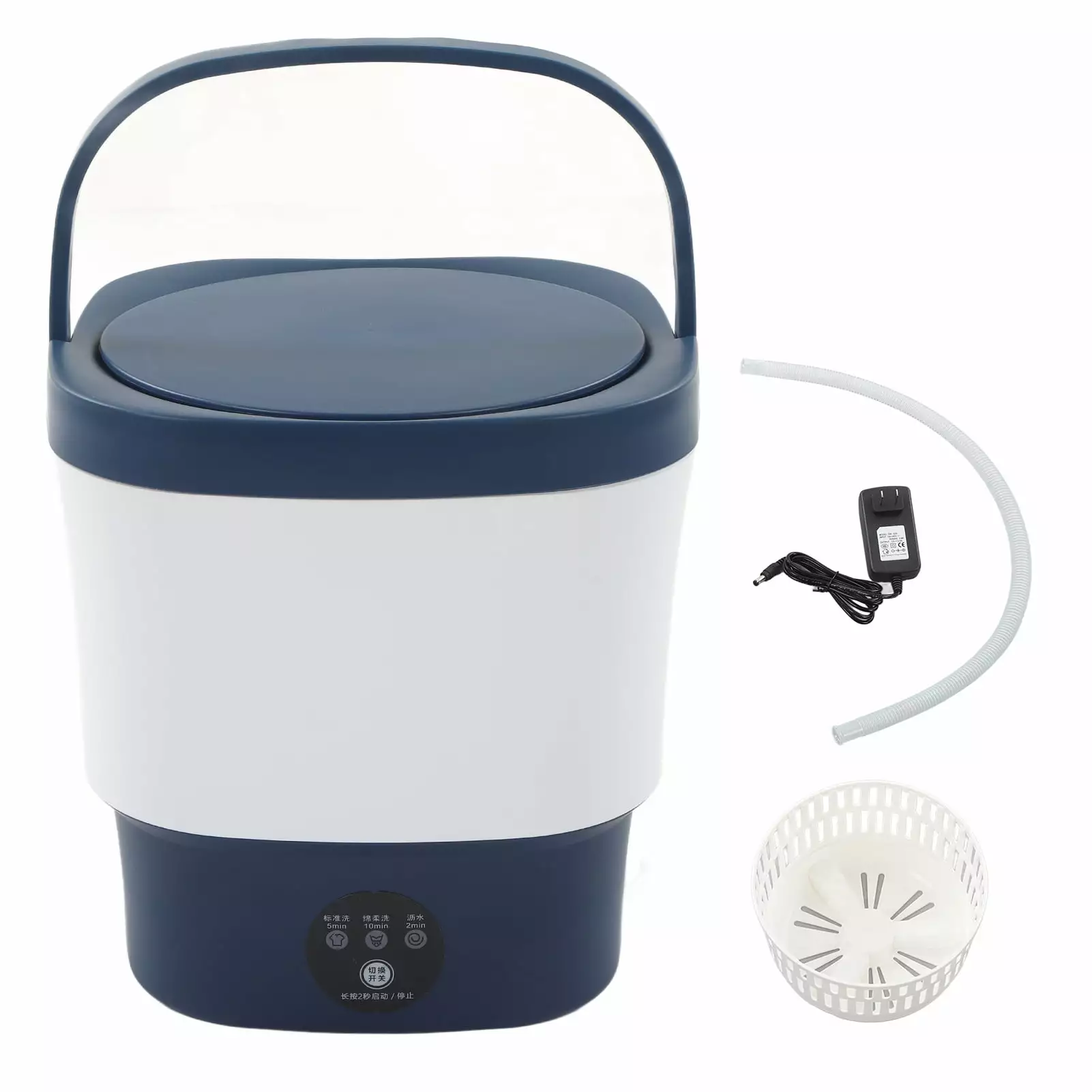 Big sale Mini Washing Machine 9L Large Capacity High Speed Motor Portable Small Washer for Underwear Socks US Plug 100?240V Blue