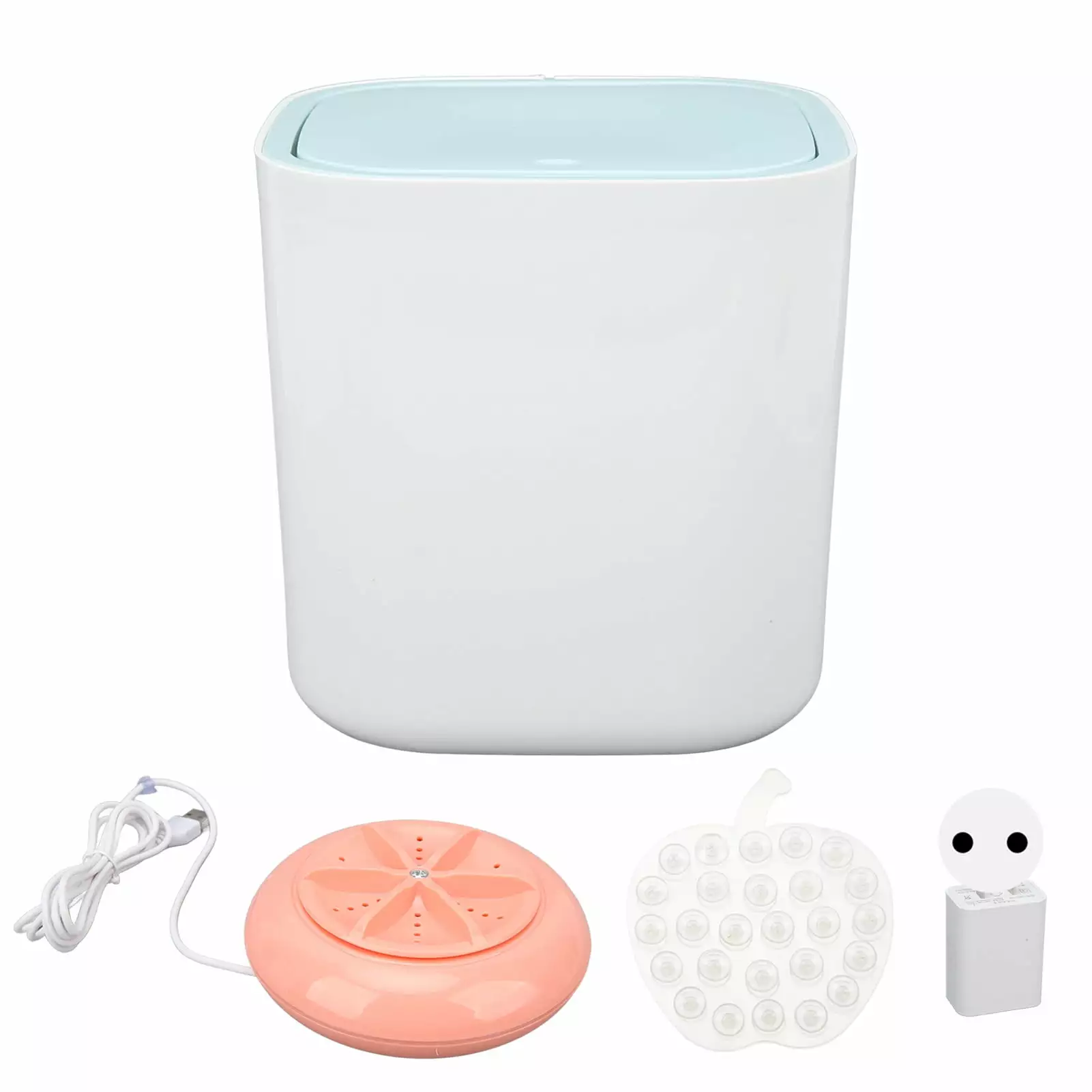 Big sale Mini Washing Machine Ultrasonic 3.8L Capacity ABS Portable Underwear Washing Machine 100?240V EU Plug