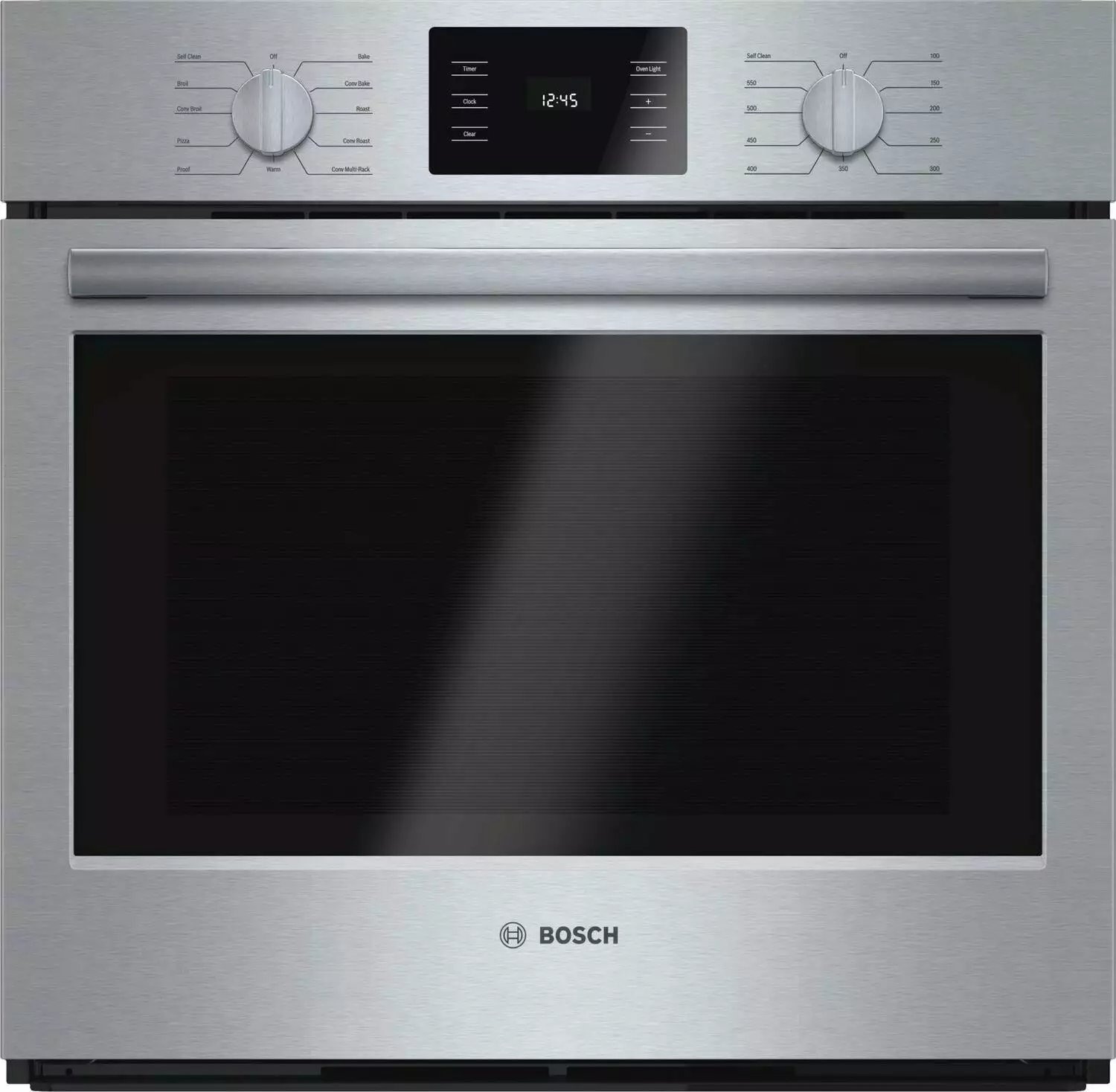 Bosch HBL5451UC 500 Series 30 inch Stainless Convection Single Wall Oven