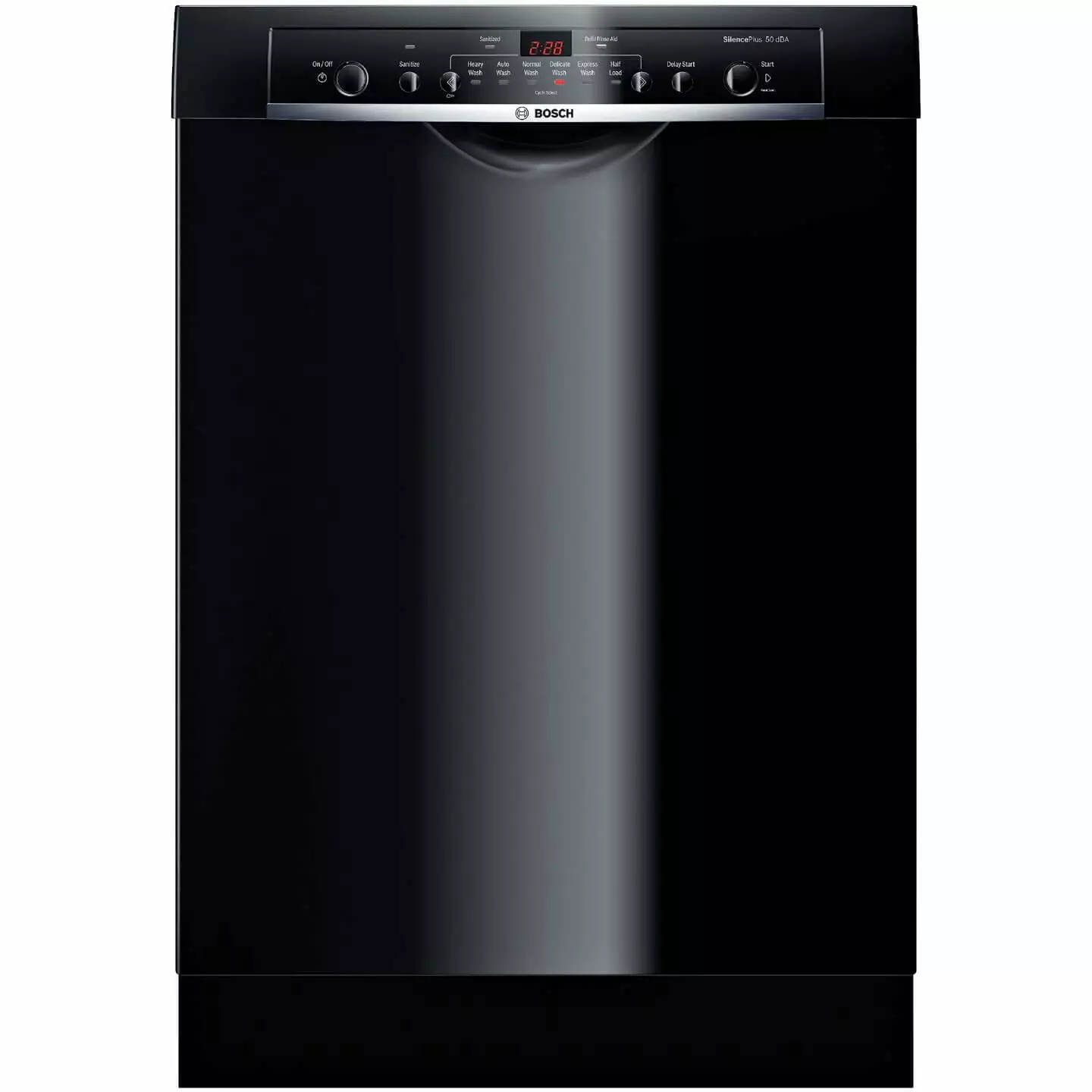 Bosch SHE3AR76UC Ascenta Black Recessed Handle Dishwasher