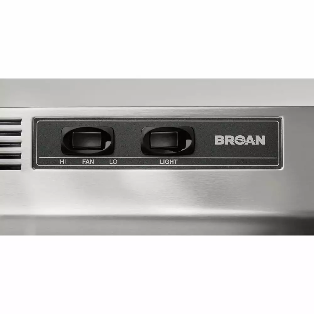 Broan 30 Capable Non-Ducted Under-Cabinet Range Hood in Stainless Steel - 413004 - (Open Box)