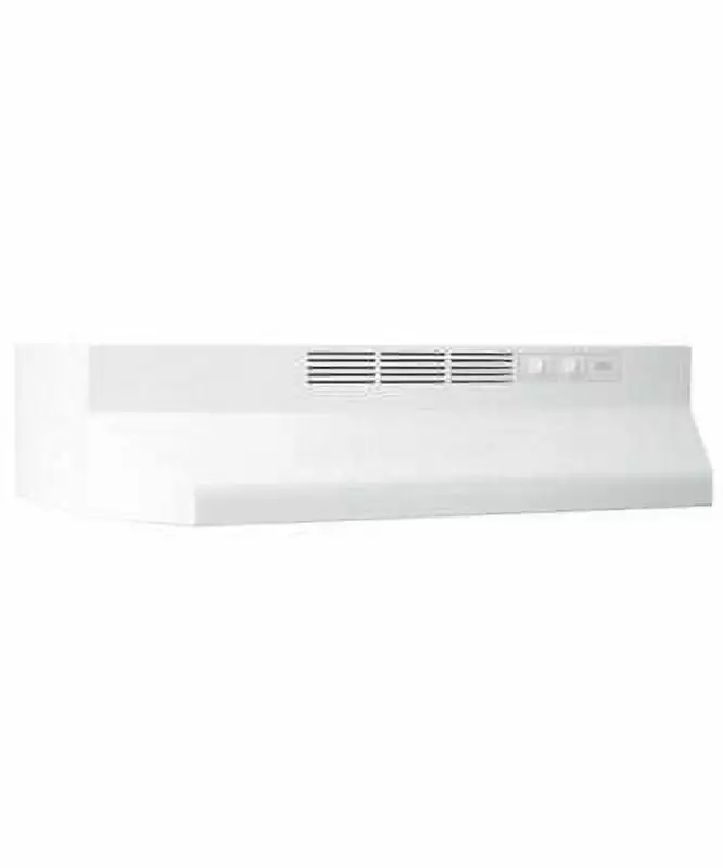 Broan 30 in. W White Range Hood