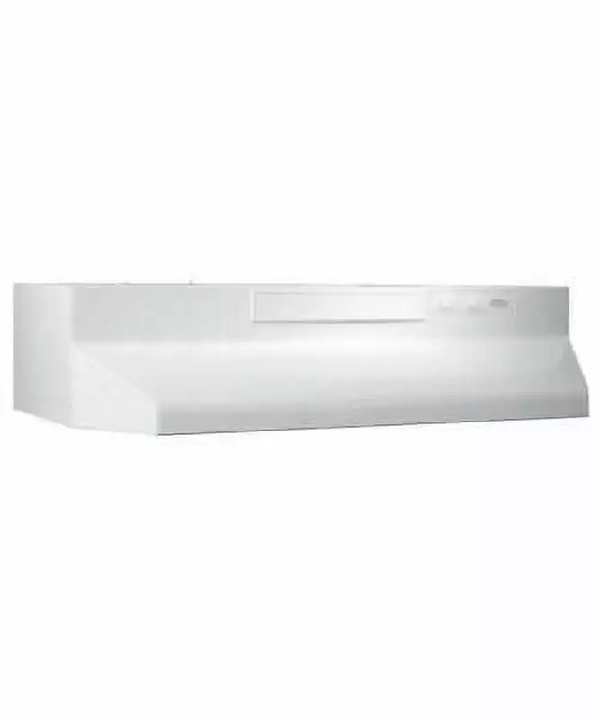 1 PC Broan-NuTone 30 in. W White Range Hood