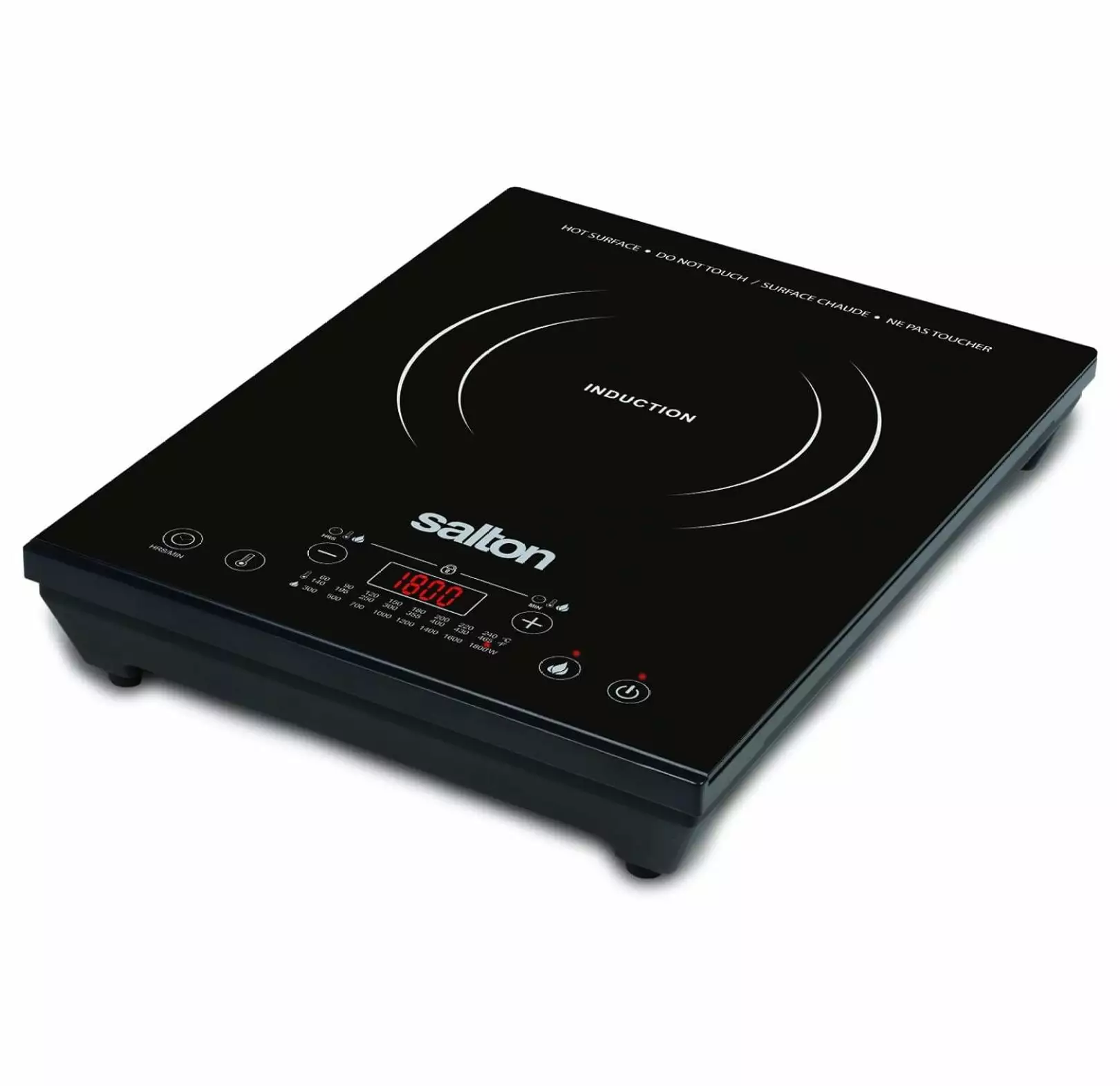 ByEUcuk ID1350. Induction Portable Electric Cooktop. 2.5x11.3x14.8. Black