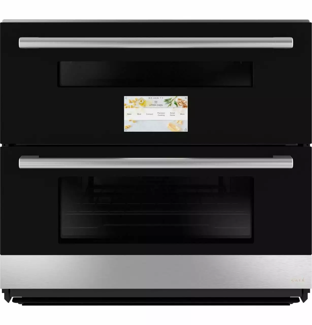 CAFE CTS92DM2NS5 Caf??(TM) 30 Smart Built-In Twin Flex Single Wall Oven in Platinum Glass