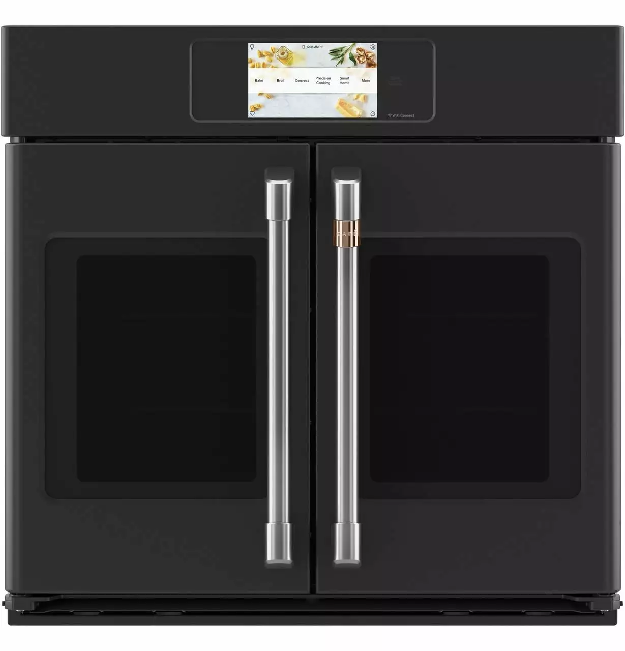 Cafe? CTS90FP3ND1 30 inch Matte Black Single Convection Smart Electric Wall Oven