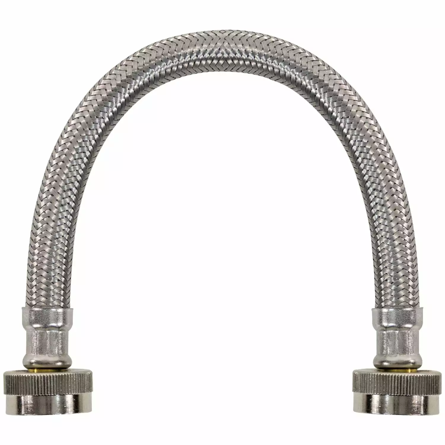 Certified Appliance Accessories WI12SSFF Braided Stainless Steel Water-Inlet Hose. 1ft