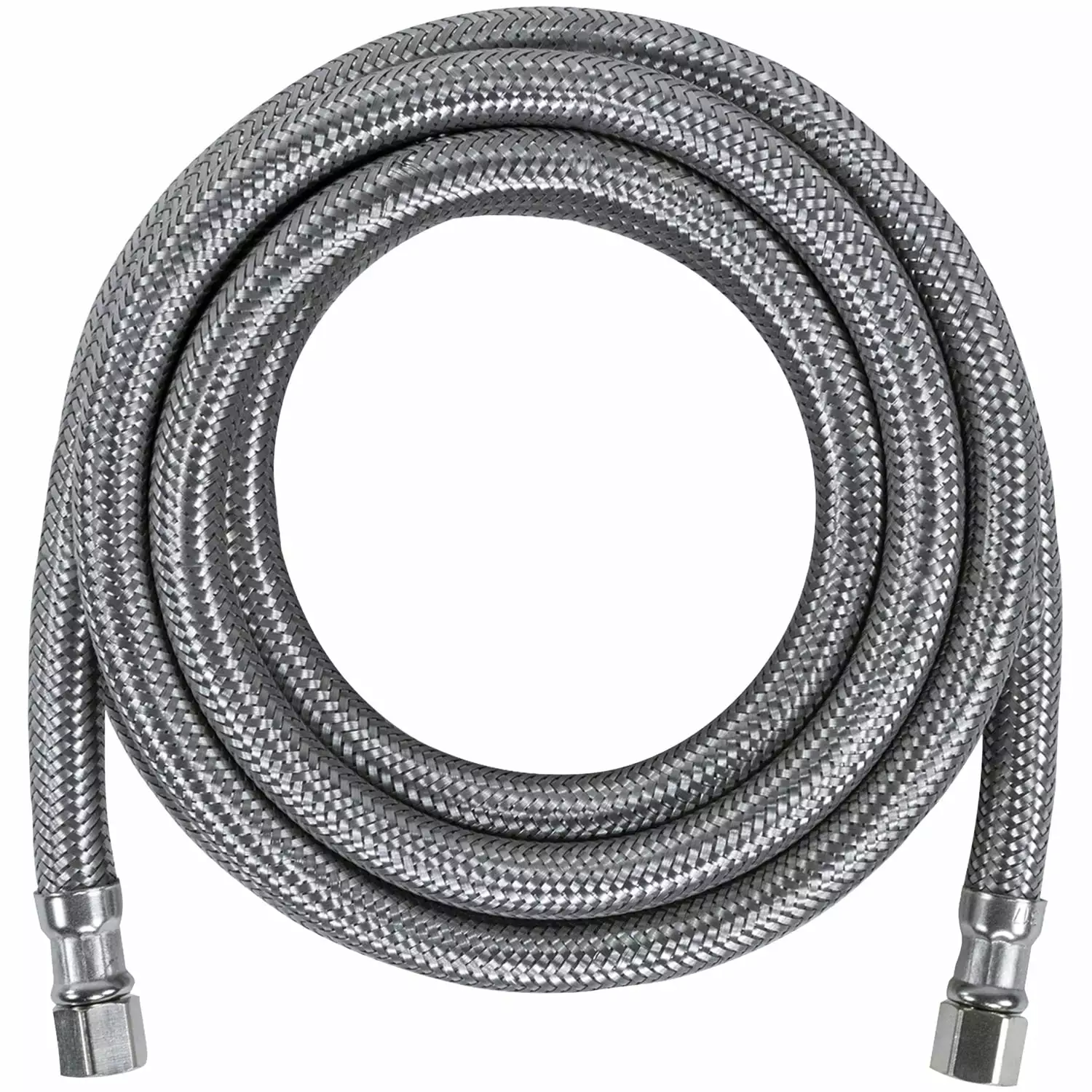 Certified Appliance IM120SS Ice Maker Connector For Refrigerators. 10ft Silver