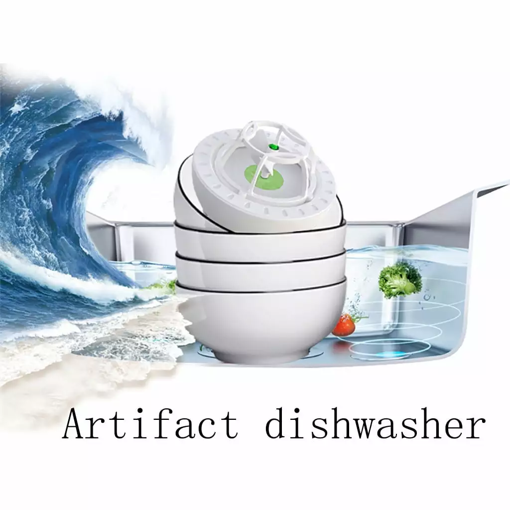 Clearance Multi-function USB Mini Washing Machine High Pressure Wave Dishwasher