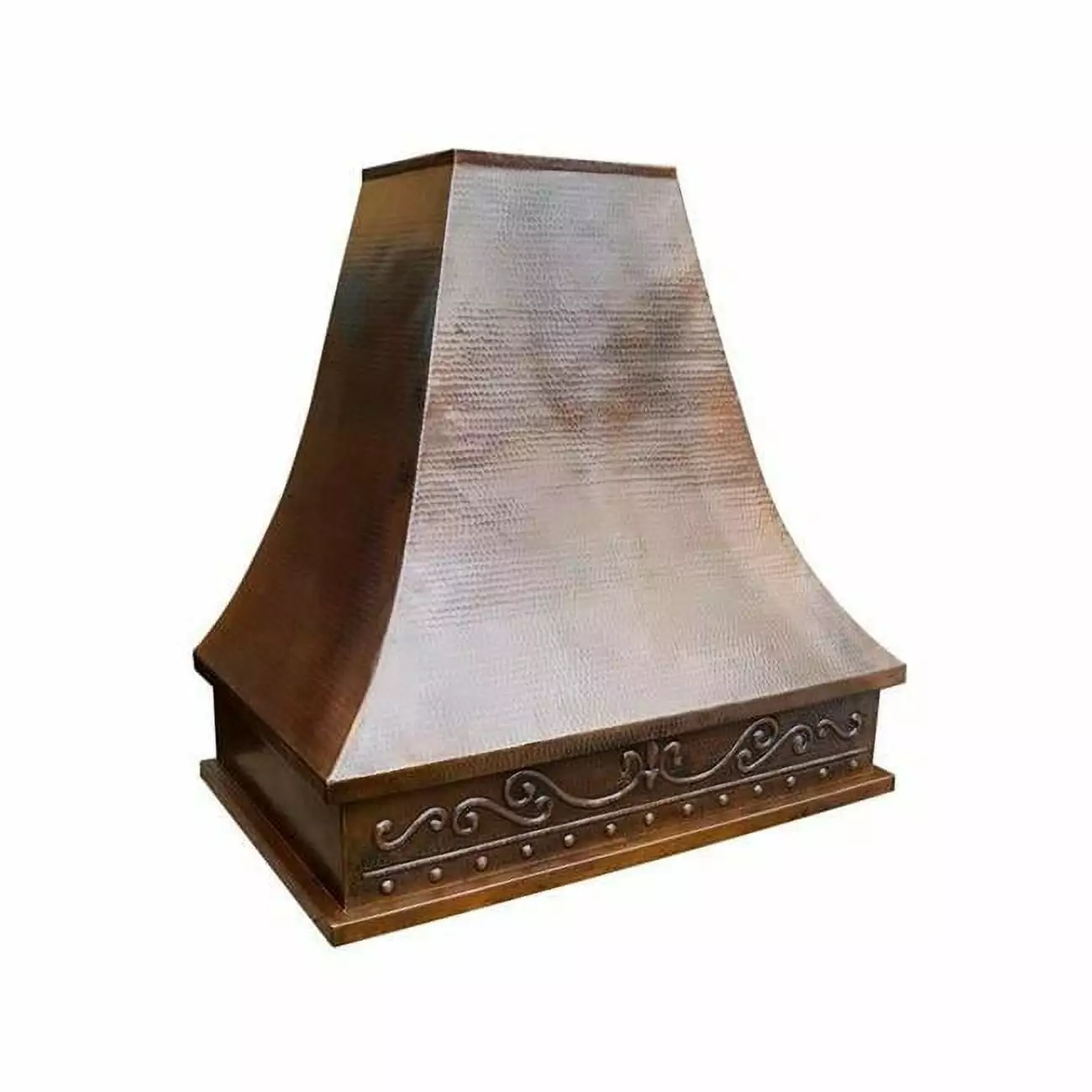 Copper Design CRH-3ST-BR Copper Range Hood Wall Mount Tower, Bright - 36 x 22 x 36 in.