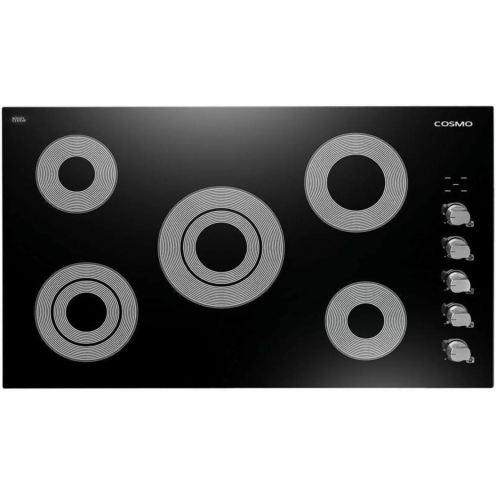 Cosmo COS-365ECC 36 in. Drop-In Electric Black Ceramic Glass Cooktop