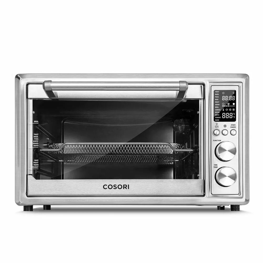 Cosori Toaster Oven Air Fryer CO130-AO-RXS. 32QT Large SS Countertop Convection Oven. 12-in-1