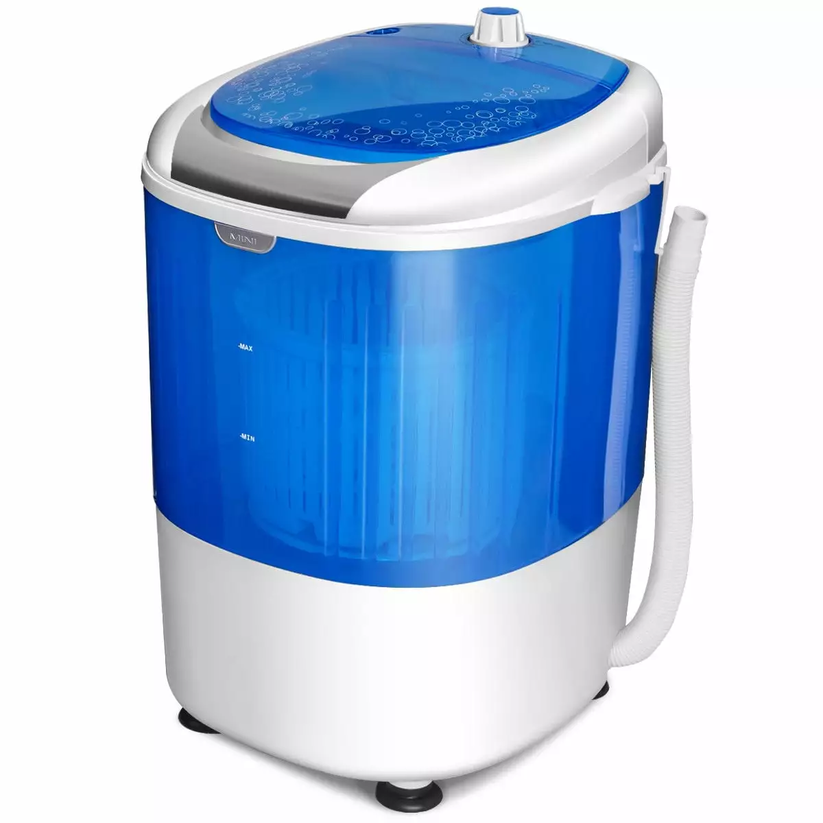 Costway 5.5lbs Portable Mini Compact Washing Machine Electric Laundry Spin Washer Dryer Blue