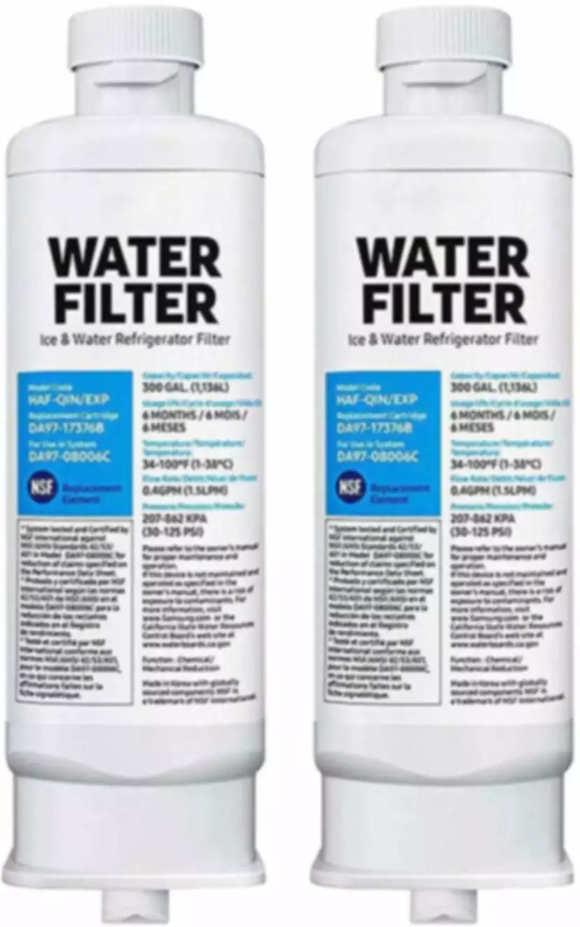 DA97-17376B HAF-QIN Refrigerator Water Filter DA97-08006C refrigerator filter 2 Pack