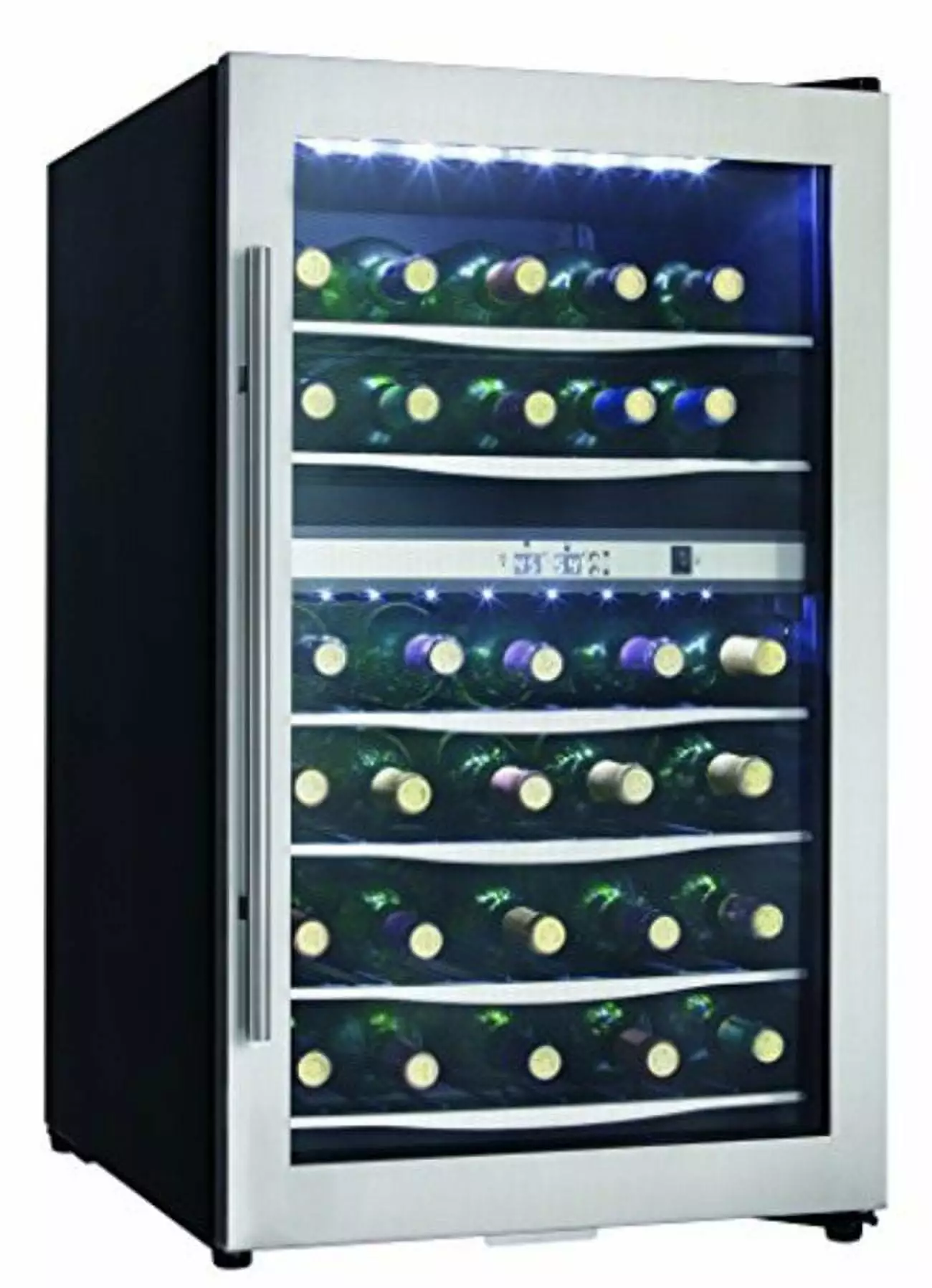 Danby Dwc040a3 20 Wide 38 Bottle Capacity Free Standing Wine Cooler - Stainless Steel