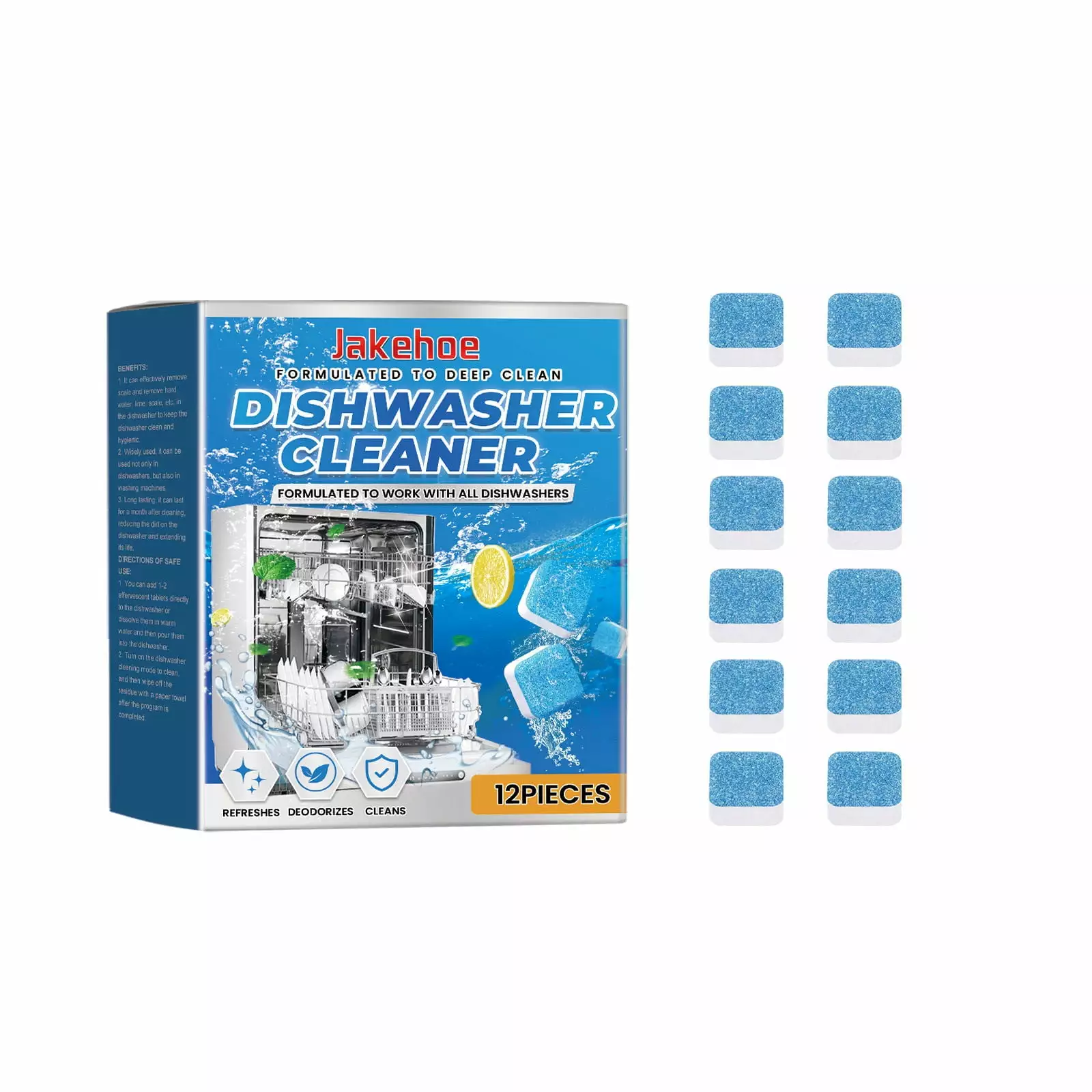 Deals of the Week Dishwasher Foamer Tablets Clean The Inside Of Washing Machines And Dishwashers