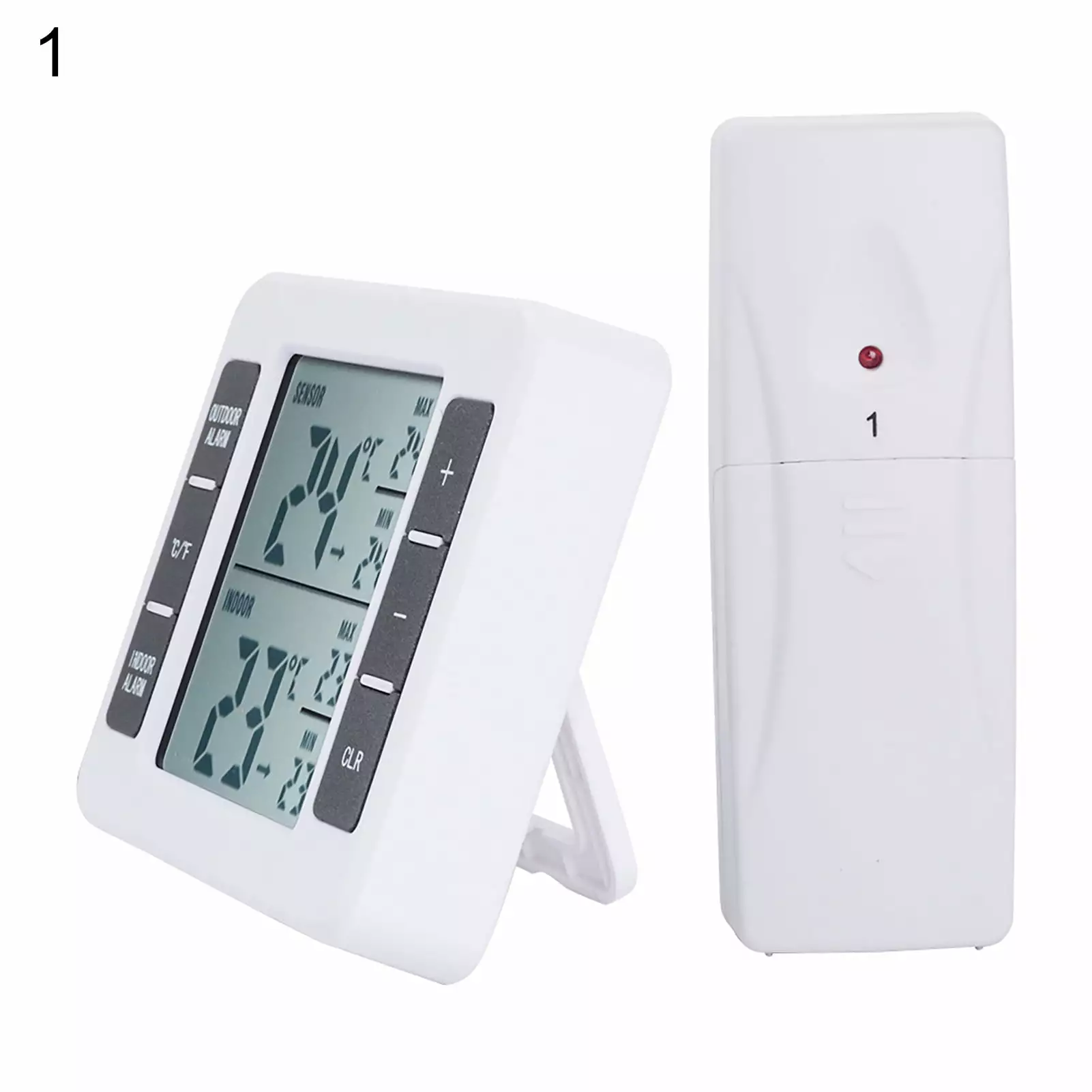 Decor Store Refrigerator Thermometer High Precision Sound Alarm Wireless Wall-mounted Digital Hygrometer for Home