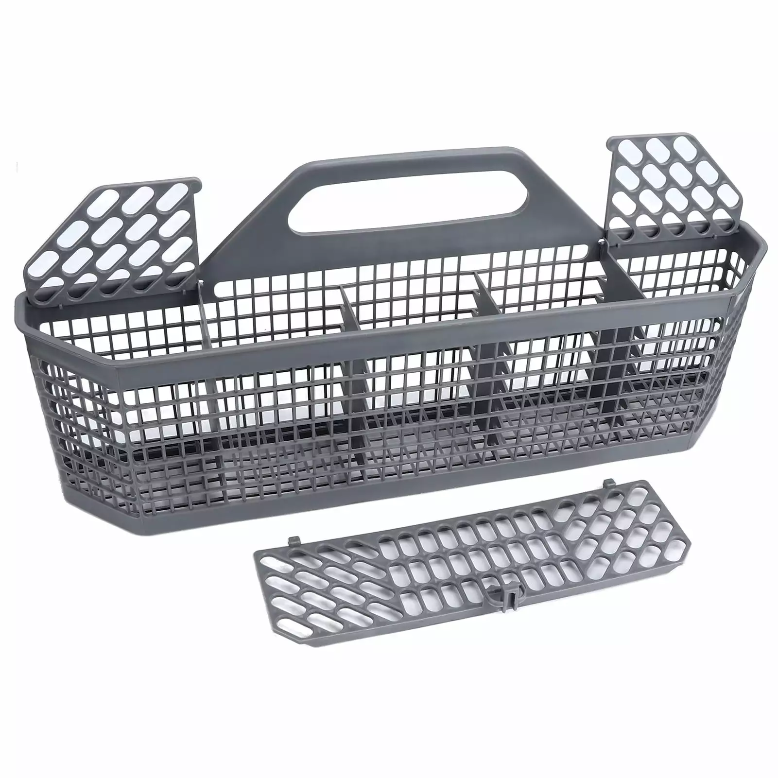 Dishwasher Cutlery Silverware Basket. Open Grid Dishwasher Storage Basket Universal Efficient Washing ABS For Kitchen