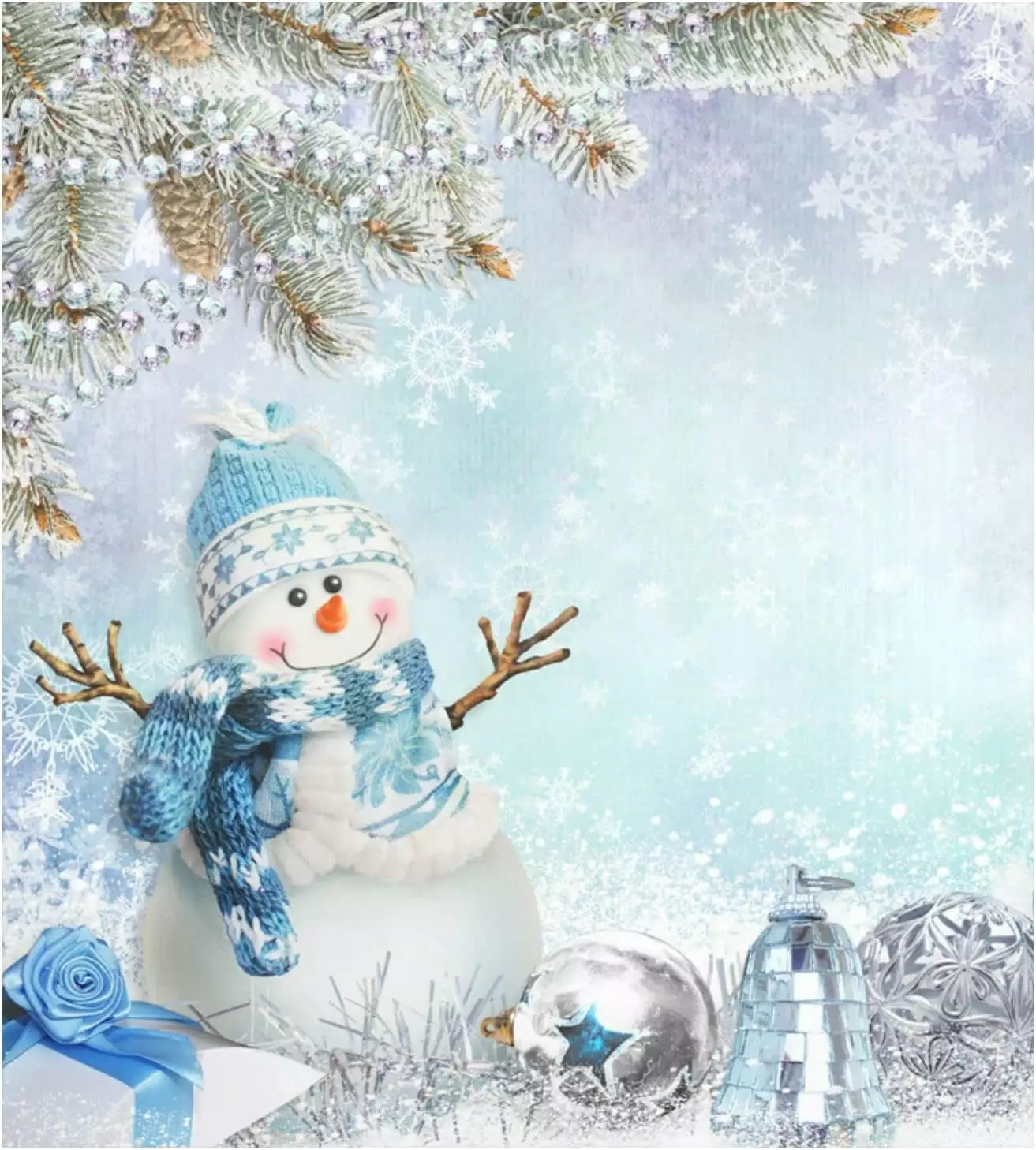 Dreamtimes Christmas Snowman Dishwasher Magnet Cover. Kitchen Refrigerator Cover Decal Decorative Washing Machine Door Panel. 23x 26