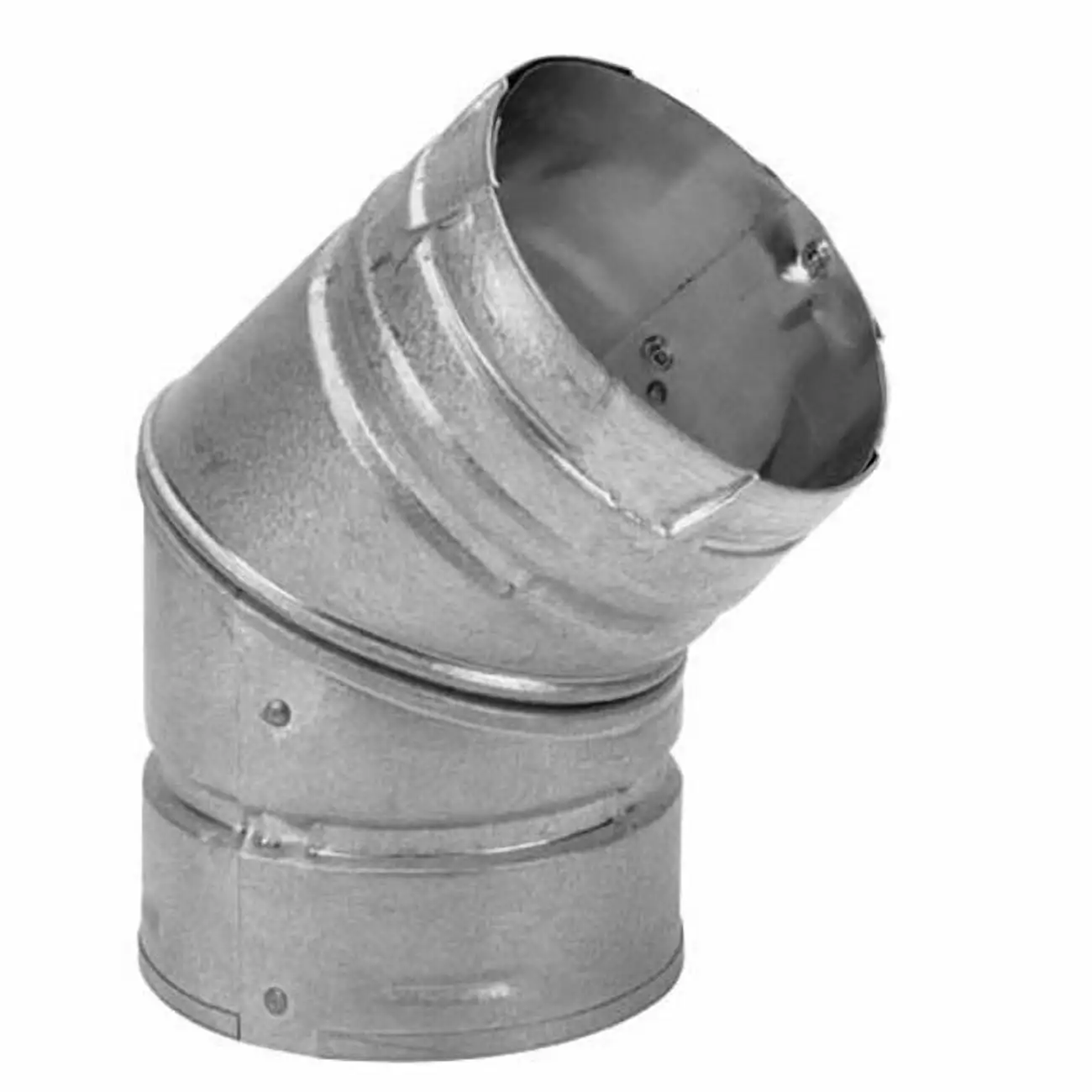 Dura-Vent 4PVP-E45 4&apos;&apos; PelletVent Pro Galvalume 45- Elbow