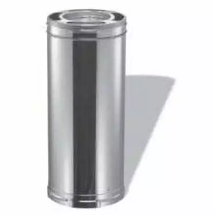 Dura Vent 6DP-36SSCF 6 x 36 in. Length DuraPlus Chimney Pipe - Stainless Steel