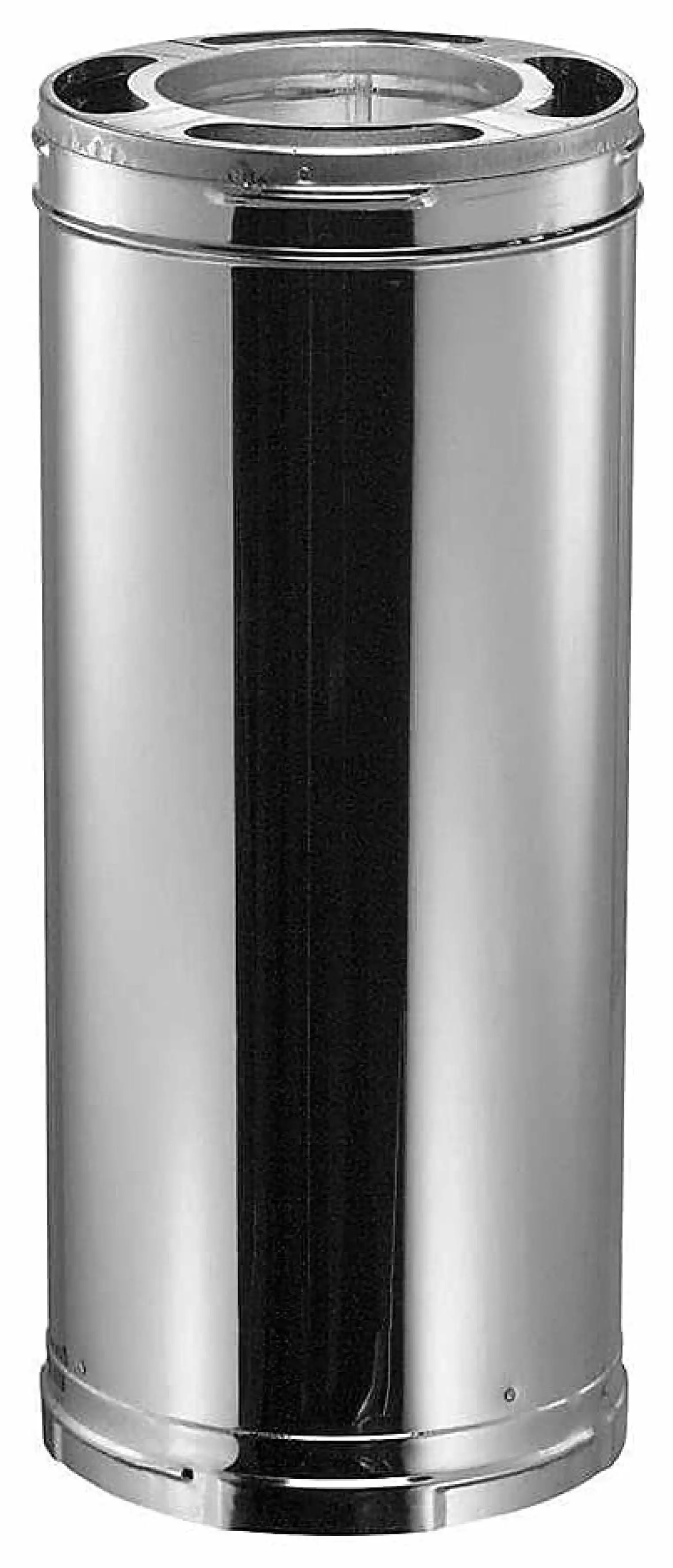 DuraPlus Triple-Wall Chimney Pipe. For Wood Stoves. Fireplaces. Furnaces. Boilers. Stoves. Ranges. Water Heaters and Appliances Fueled by Wood. Oil. Coal or Gas. 6 Diameter x 24