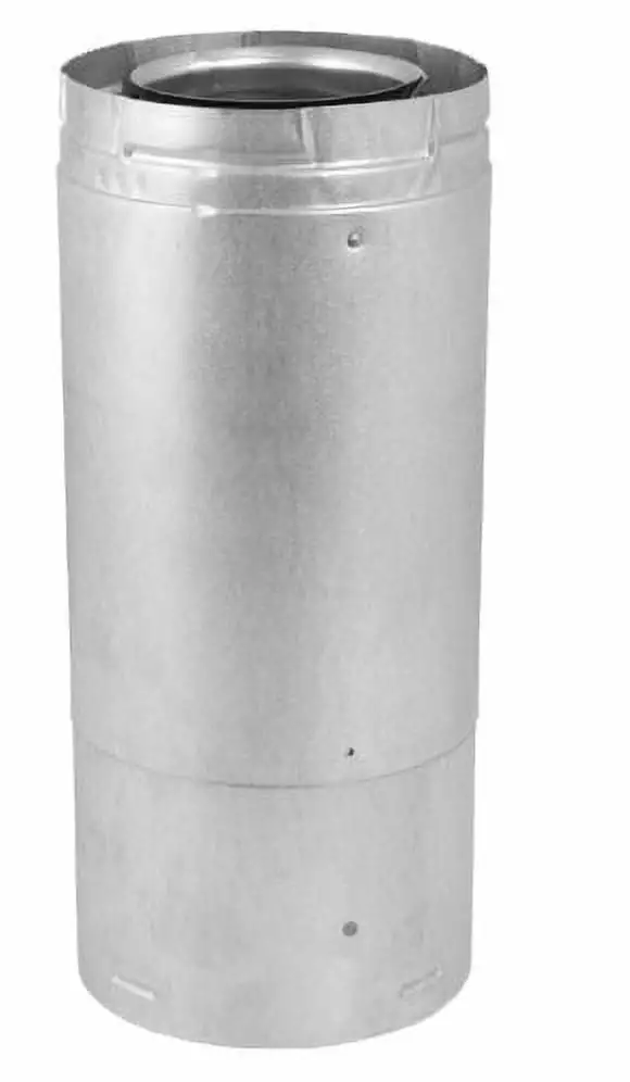 DuraVent 46DVA-17TA Pro 17 in. Adjustable Galvanized Vent Pipe