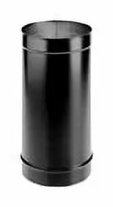 DuraVent DuraBlack 6 in. D X 24 in. L Galvanized Steel Stove Pipe