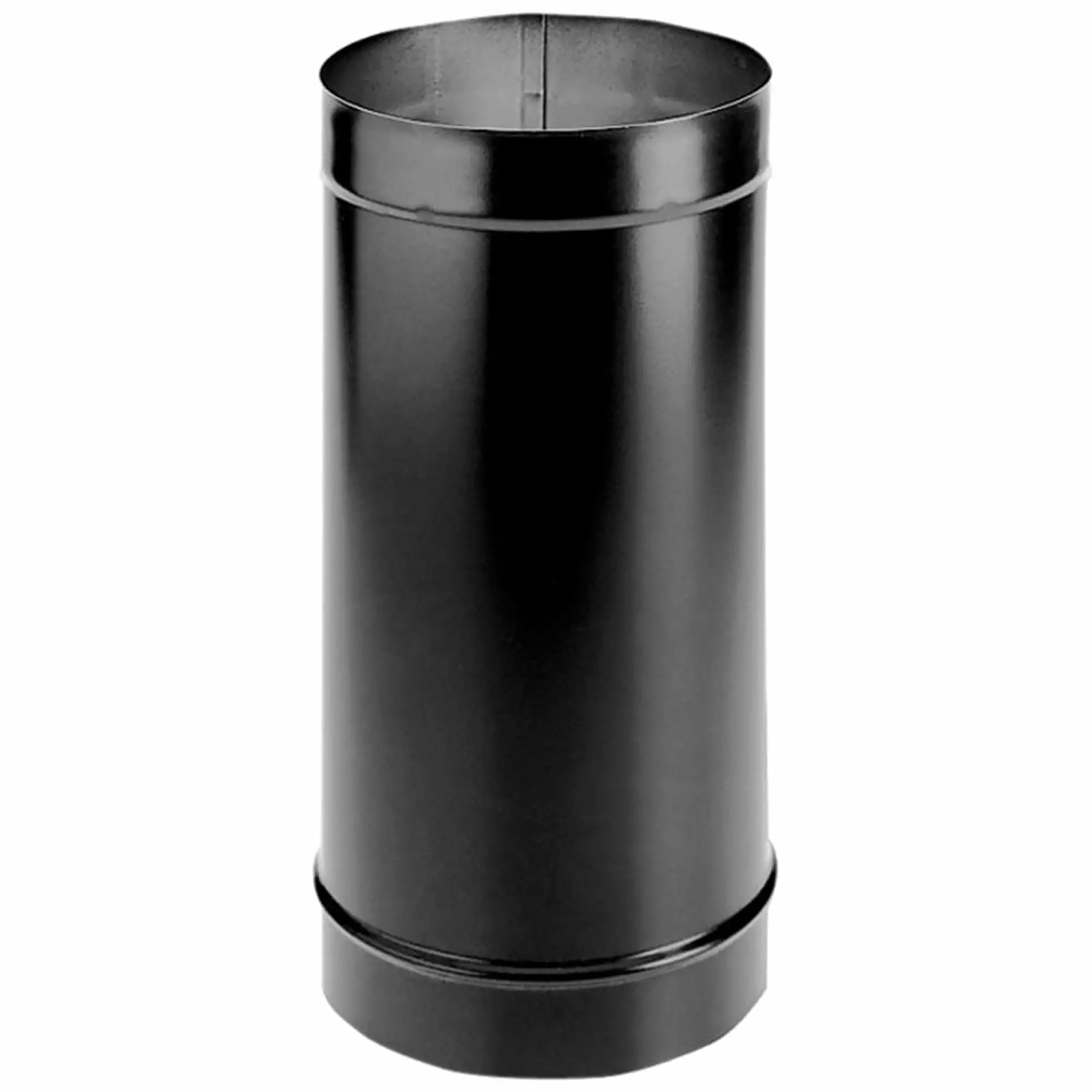 DuraVent DuraBlack 6DBK-12 6 Inch Steel Single Wall Stove Pipe. Black