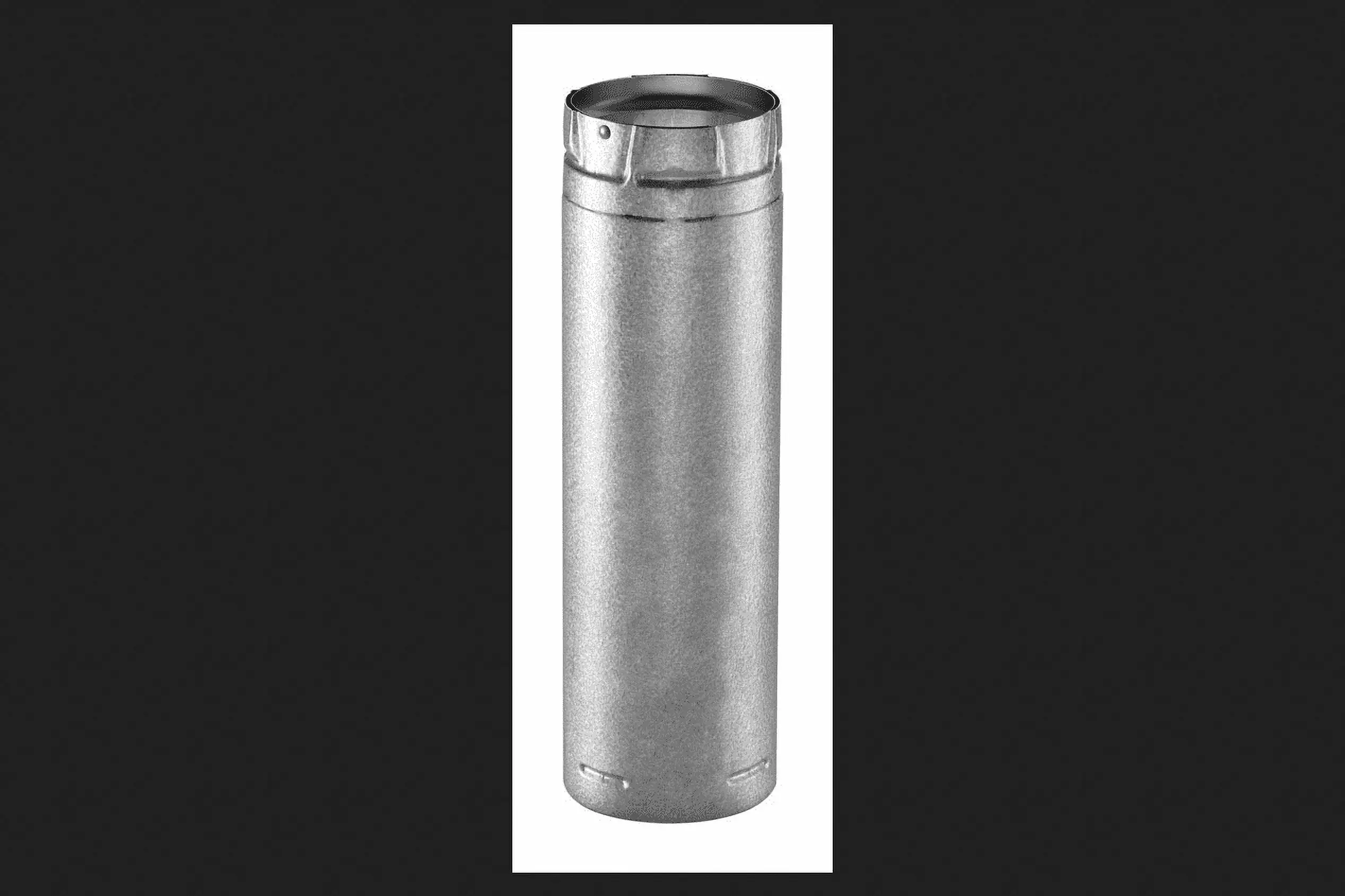 DuraVent PelletVent 3 in. D X 60 in. L Galvanized Steel Vent Pipe